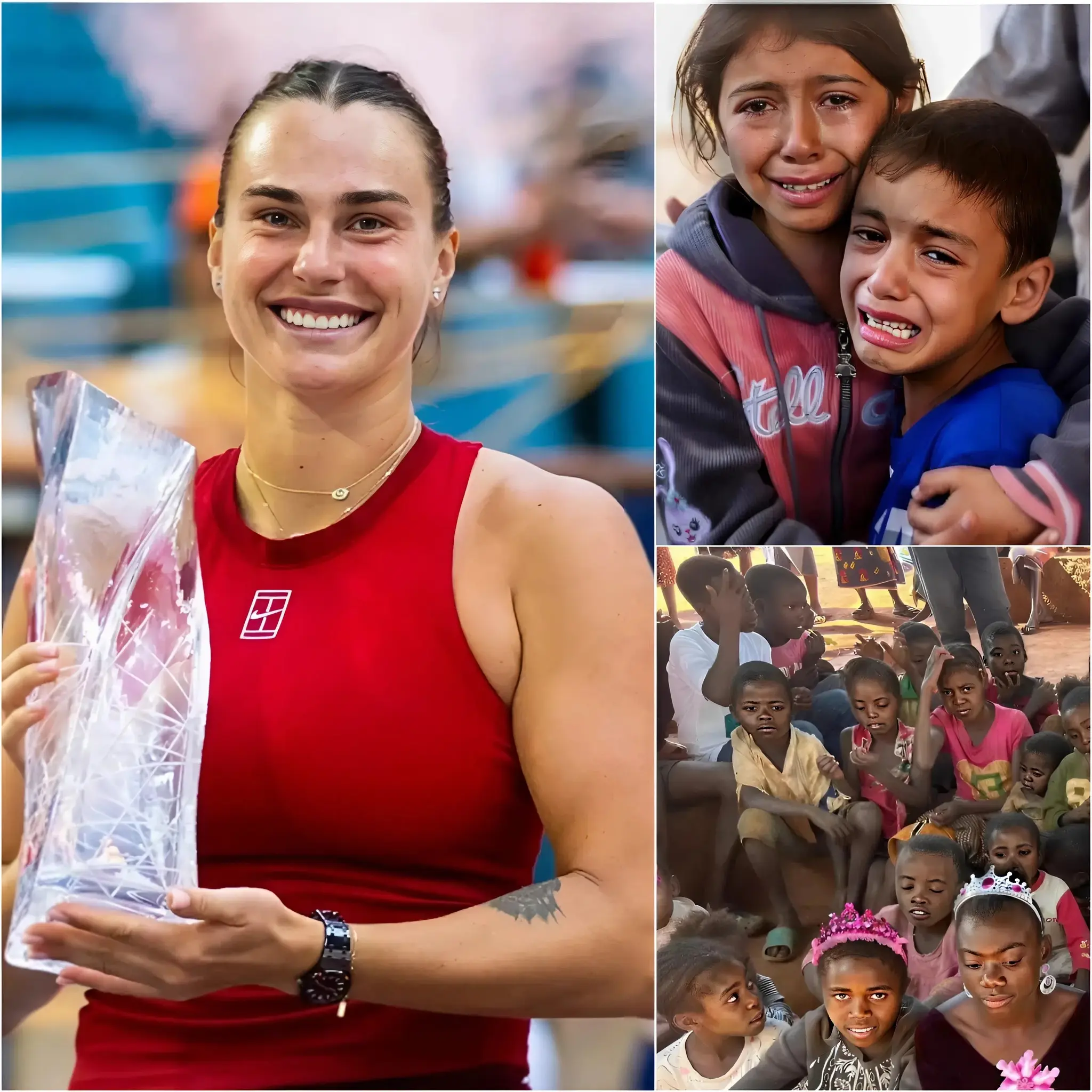 Cover Image for ❤️ «¡LO DIO TODO SIN QUE NADIE LO SUPIERA!» Aryna Sabalenka dejó al mundo entero en estado de shock al donar en secreto la totalidad de 4.000.000 de dólares estadounidenses el mismo día de su cumpleaños para ayudar a niños sin hogar.