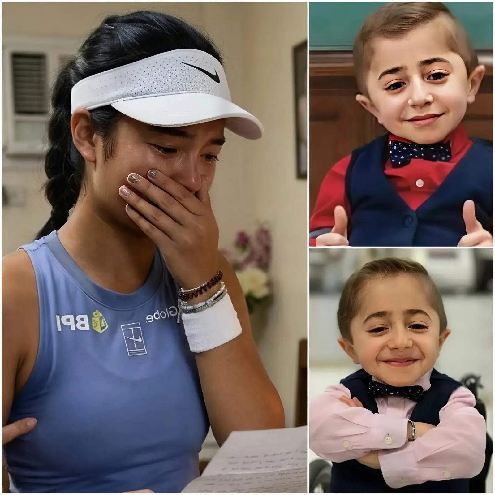 Cover Image for Alexandra Eala is heartbroken and mourning the passing of Kaleb, known for his radiant smile and calm confidence. Born with osteogenesis imperfecta (OI), Kaleb suffered over 200 fractures since birth. Despite lifelong surgery and therapy, he refused to let his condition define his future, instead becoming a national spokesperson for Shriners Children’s.