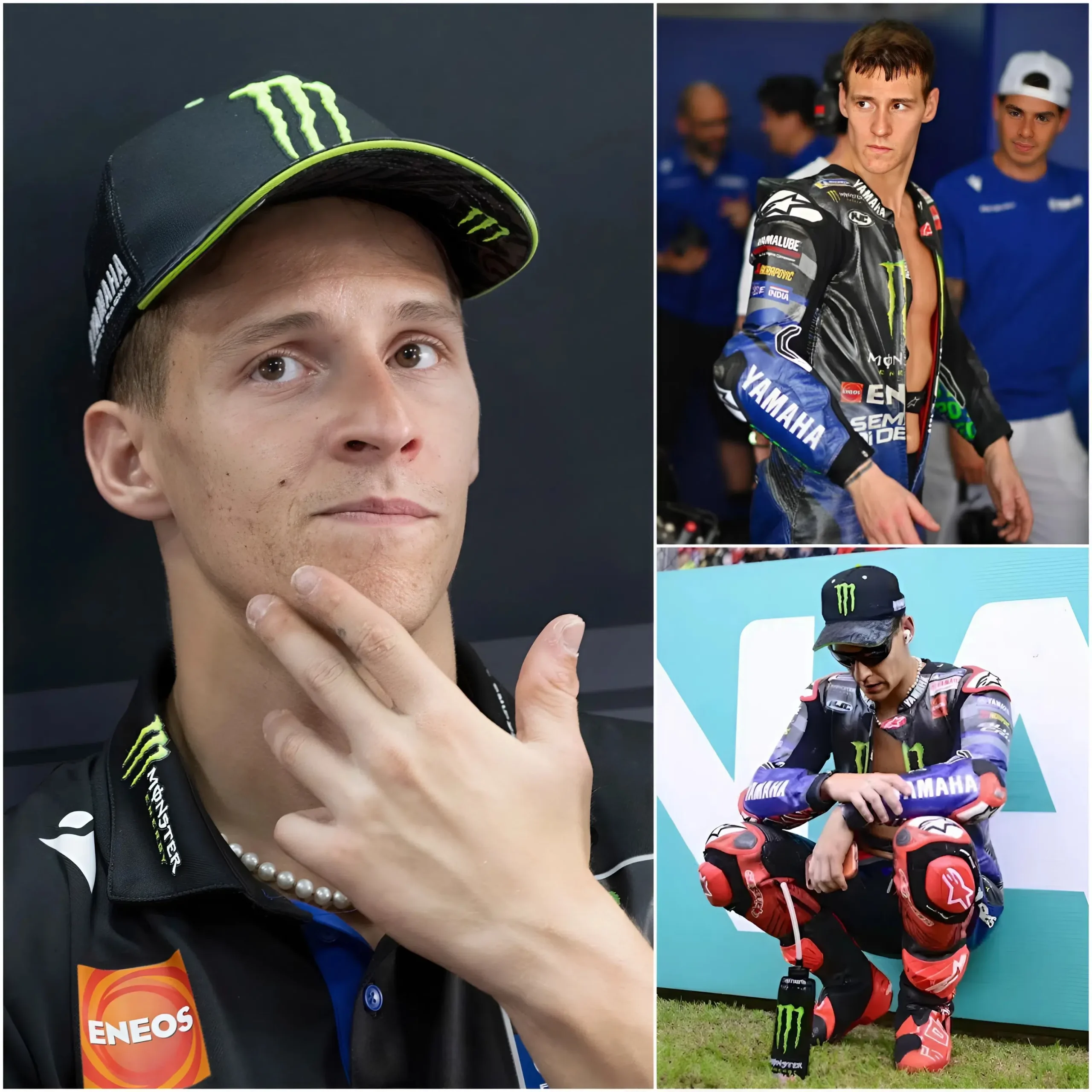Cover Image for 💔 “I truly feel lost here…” Fabio Quartararo has moved the entire MotoGP community after publicly sharing for the first time his feelings of loneliness and the injustices he says he has experienced at Yamaha Factory Racing. The French rider’s heartfelt confession has deeply saddened his fans.