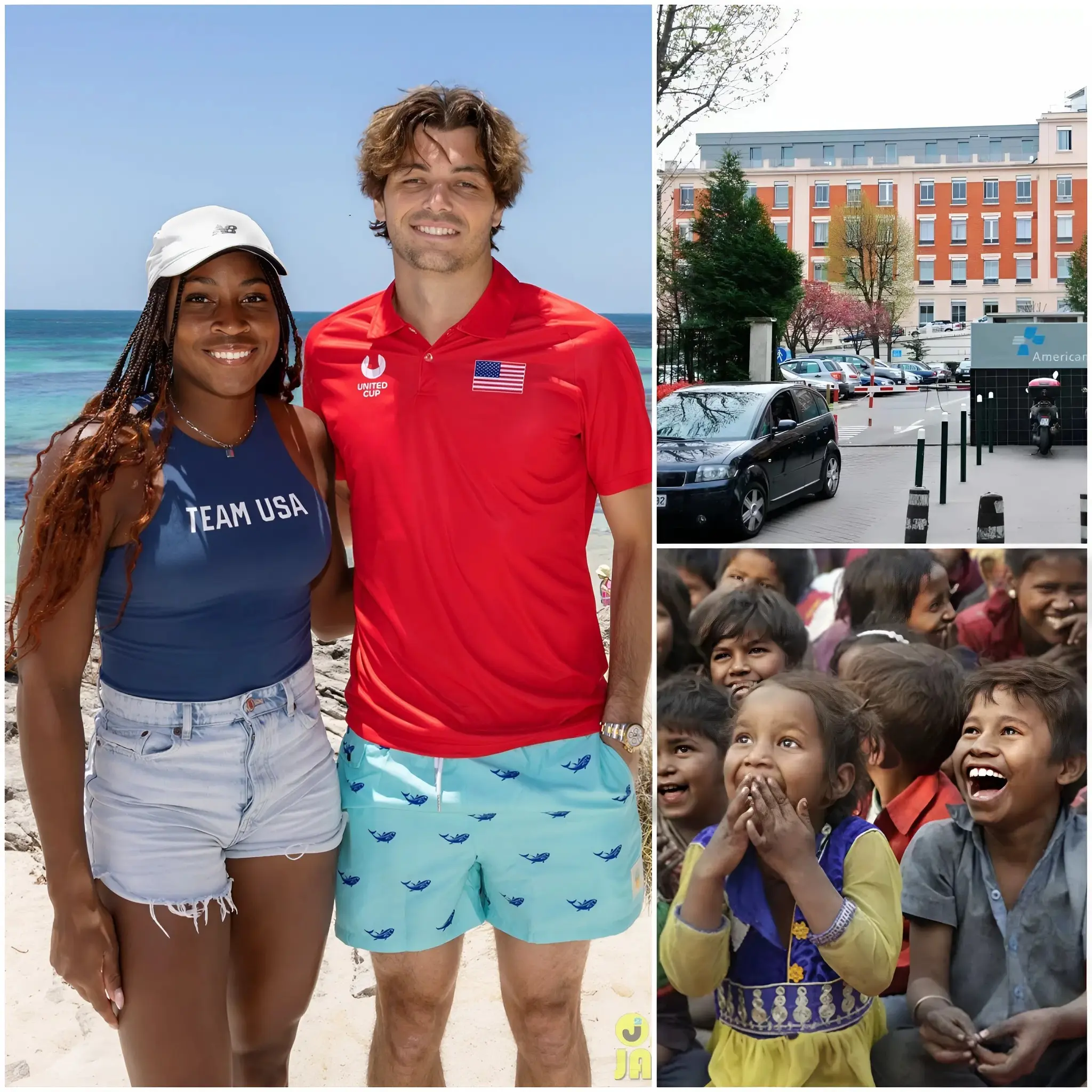 Cover Image for American tennis stars Coco Gauff and Taylor Fritz donated their entire $10 million prize money to a childrenâs hospital in the United States, helping families who canât afford treatment for seriously ill children. âNo child should suffer because of money,â Gauff said. â€ïžđŸ