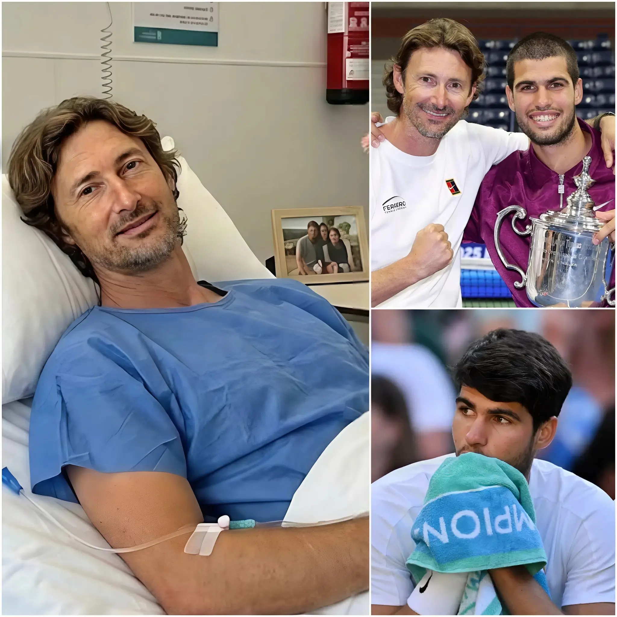 Cover Image for 💔😭 IMPACTO DEVASTADOR EN EL TENIS ESPAÑOL: Juan Carlos Ferrero, visiblemente emocionado, confiesa entre lágrimas que está luchando contra el cáncer y estremece al mundo con una revelación profundamente dolorosa