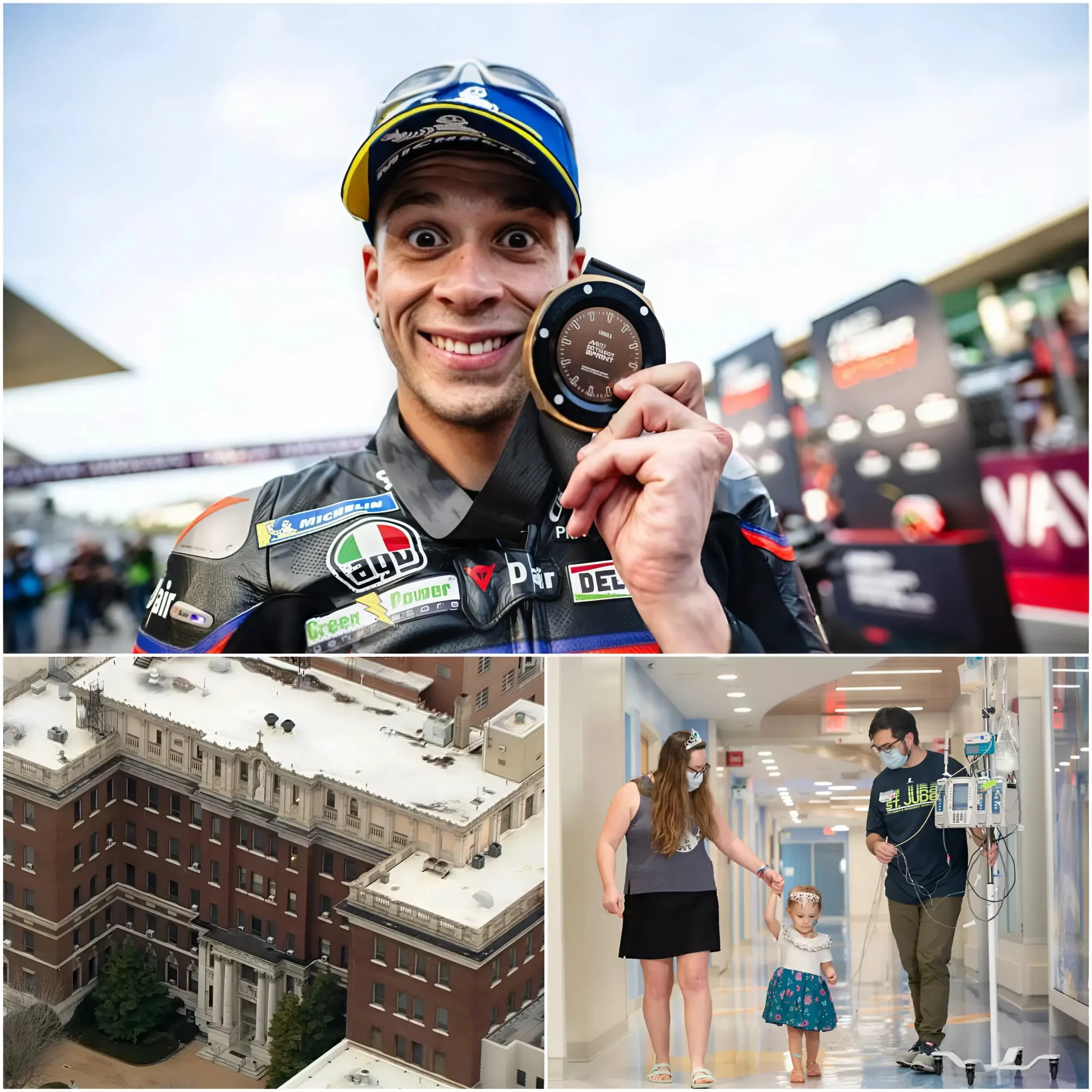 Cover Image for ❤️ GOOD NEWS: F1 driver Marco Bezzecchi has donated his entire $10 million prize to a children’s hospital in his hometown.