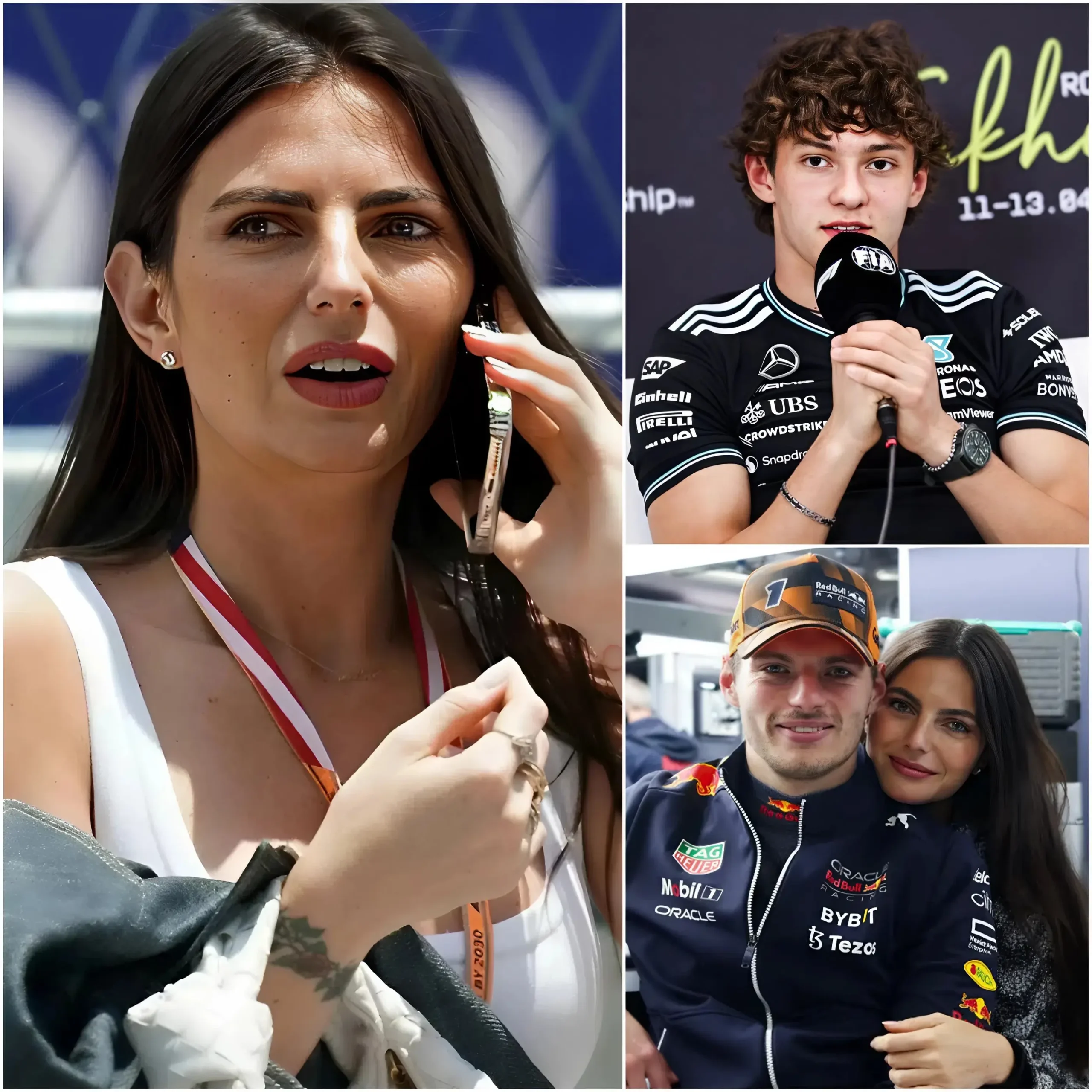 Cover Image for 🔥 5 MINUTES AGO: MASSIVE F1 CONTROVERSY ERUPTS! Max Verstappen’s girlfriend – Kelly Piquet – shocks the entire paddock by directly attacking Kimi Antonelli after his victory at the Chinese GP