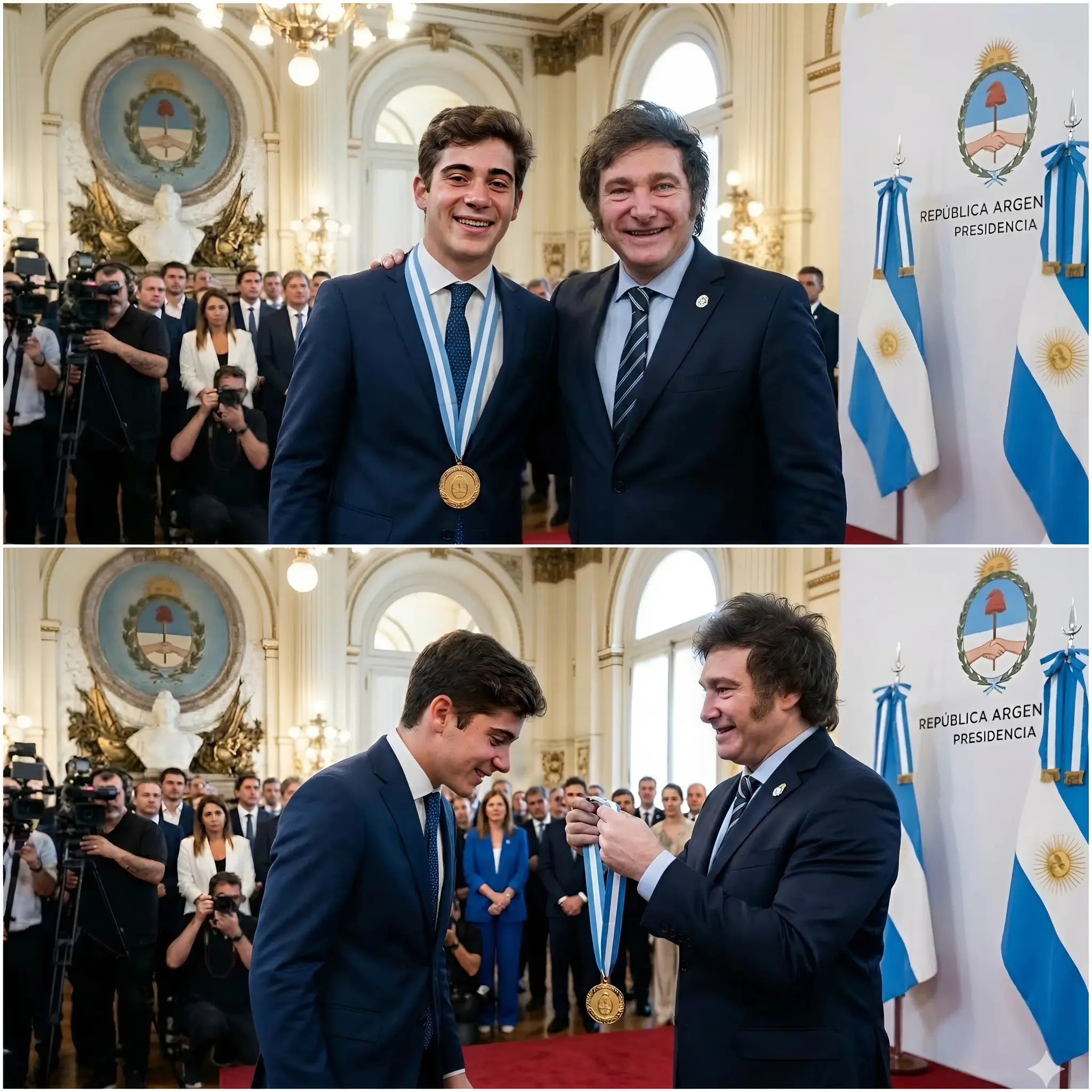 Cover Image for 🎖️ « Tú mismo has enseñado a toda Argentina lo que significa la determinación y el orgullo. Pero hoy, debo decirlo… » — Las palabras entrecortadas de Franco Colapinto al subir al escenario silenciaron por completo el auditorio. El joven piloto, con su habitual compostura, parecía preparado, pero sus ojos enrojecidos delataban el esfuerzo por contener emociones acumuladas durante mucho tiempo.