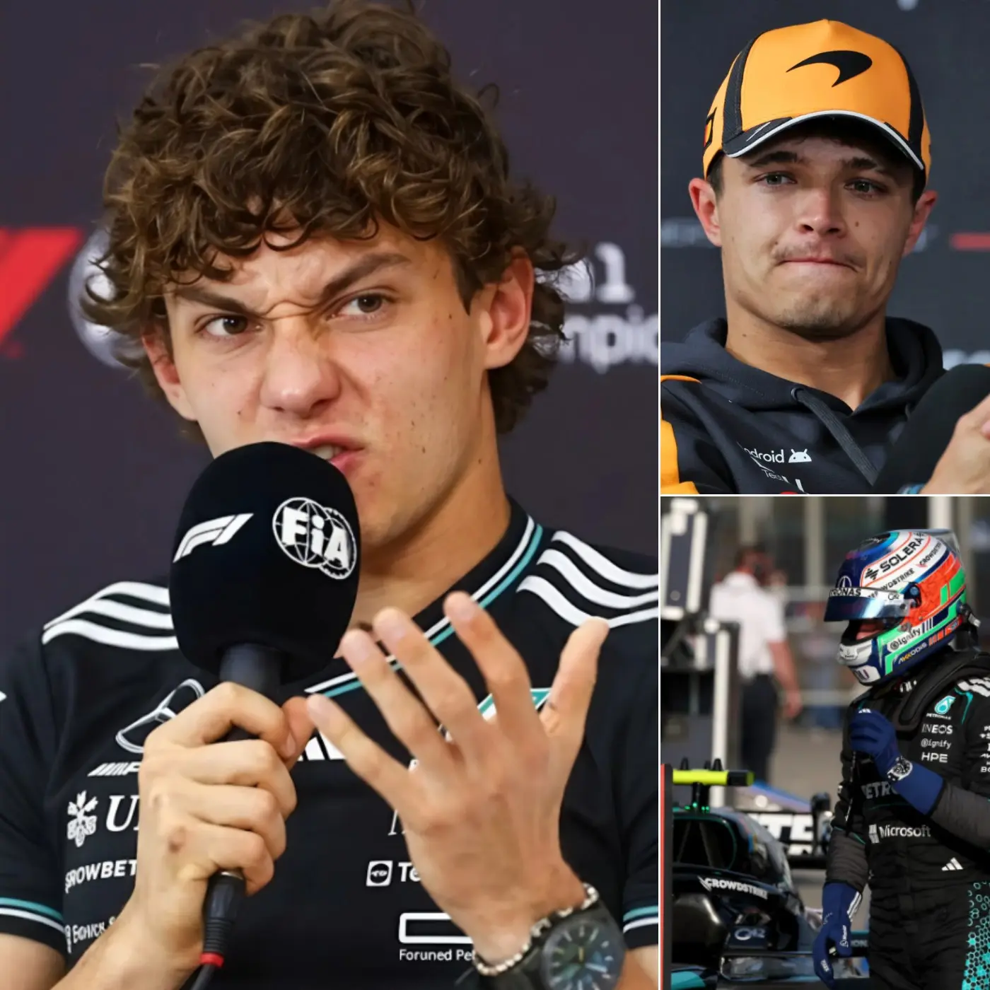 Cover Image for Kimi Antonelli Reacted Angrily After Lando Norris’s Shocking Accusations Sparked A Major Controversy At The Chinese Grand Prix.