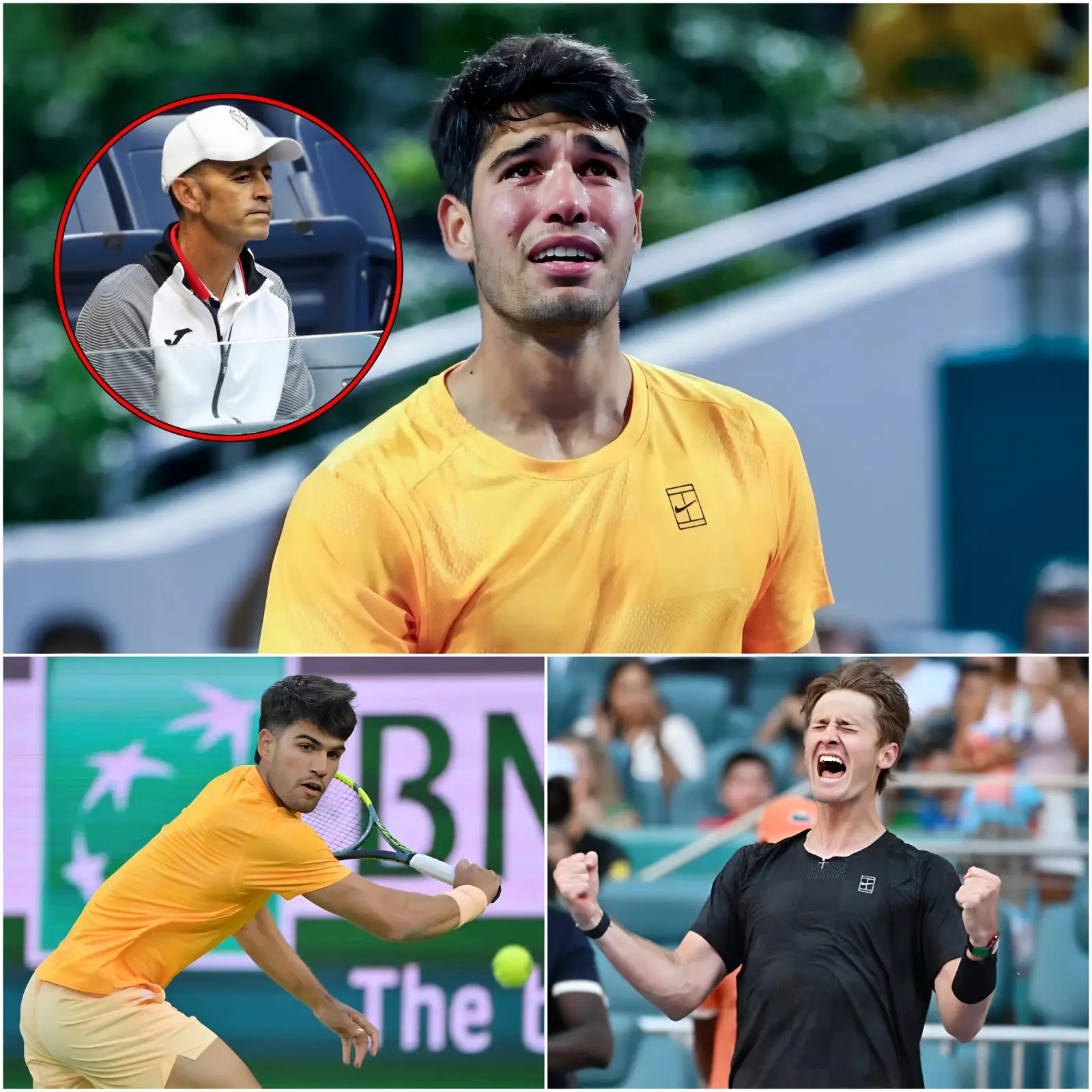 Cover Image for 😢💔 IL Y A 15 MINUTES – TROISIÈME TOUR DU MIAMI OPEN 2026 : « Pardon à tous » — L’entraîneur Samuel López s’est montré très ému en expliquant les raisons de la défaite face à Sebastian Korda, suscitant l’empathie des supporters.