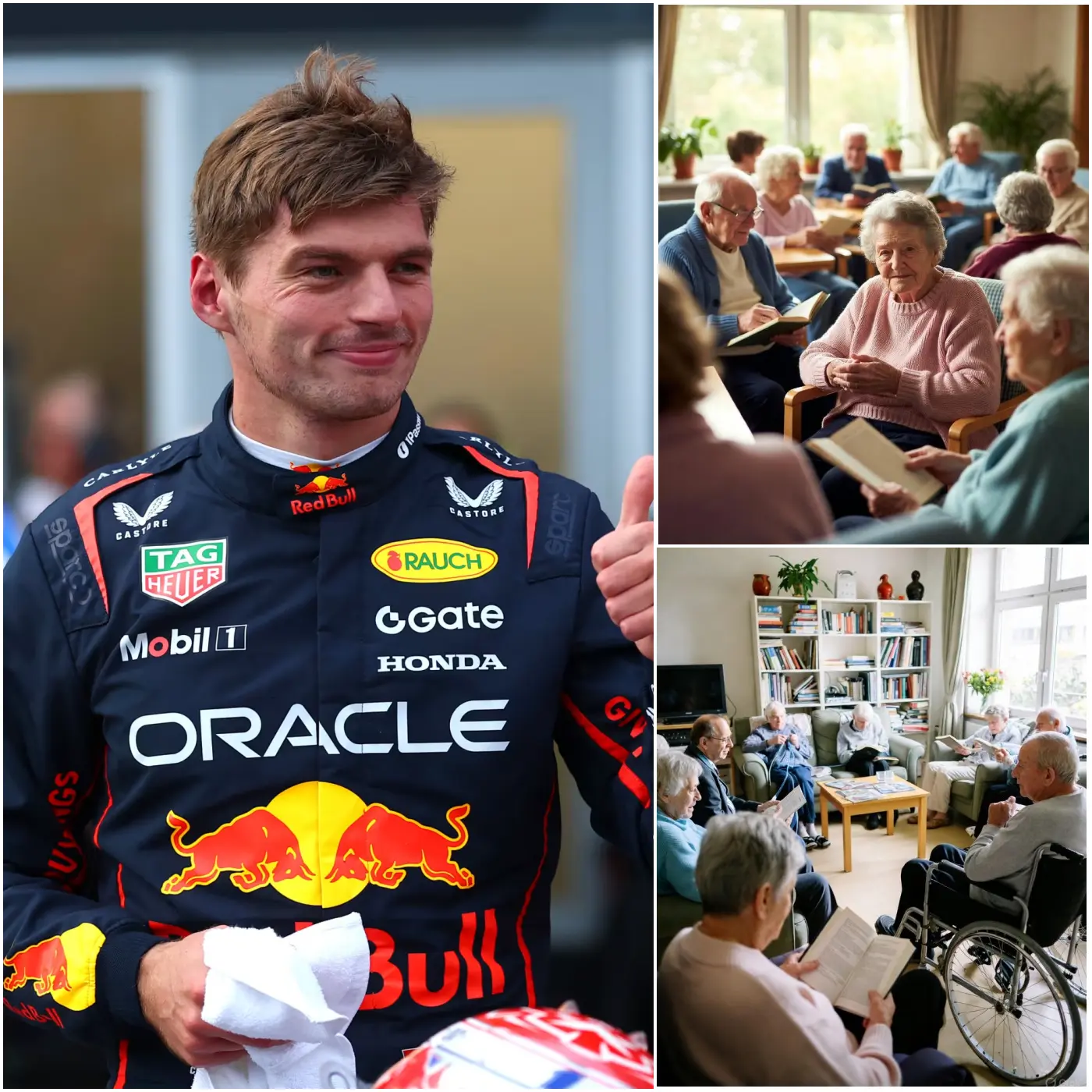 Cover Image for 🍀🥇 INFORMATION: Max Verstappen shocked the world after secretly spending millions of dollars to buy an abandoned old village in his hometown, then completely renovating it into a green complex dedicated exclusively to elderly and lonely people. It is a place where they can live in harmony with nature and culture, while also receiving full care — true “Living Treasures” of the country! 👇