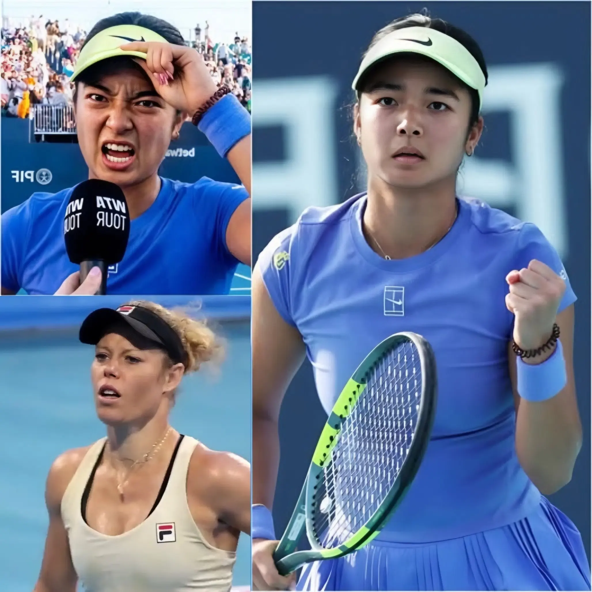 Cover Image for ALEXANDRA EALA CALMLY DESTROYED LAURA SIEGEMUND’S SHOCKING CHEATING CLAIMS WITH JUST 10 WORDS The court went dead silent, commentators were left completely speechless — the crowd erupted, social media exploded instantly, and the brutal response she gave in front of a packed Miami Open may have just changed both of their careers forever.