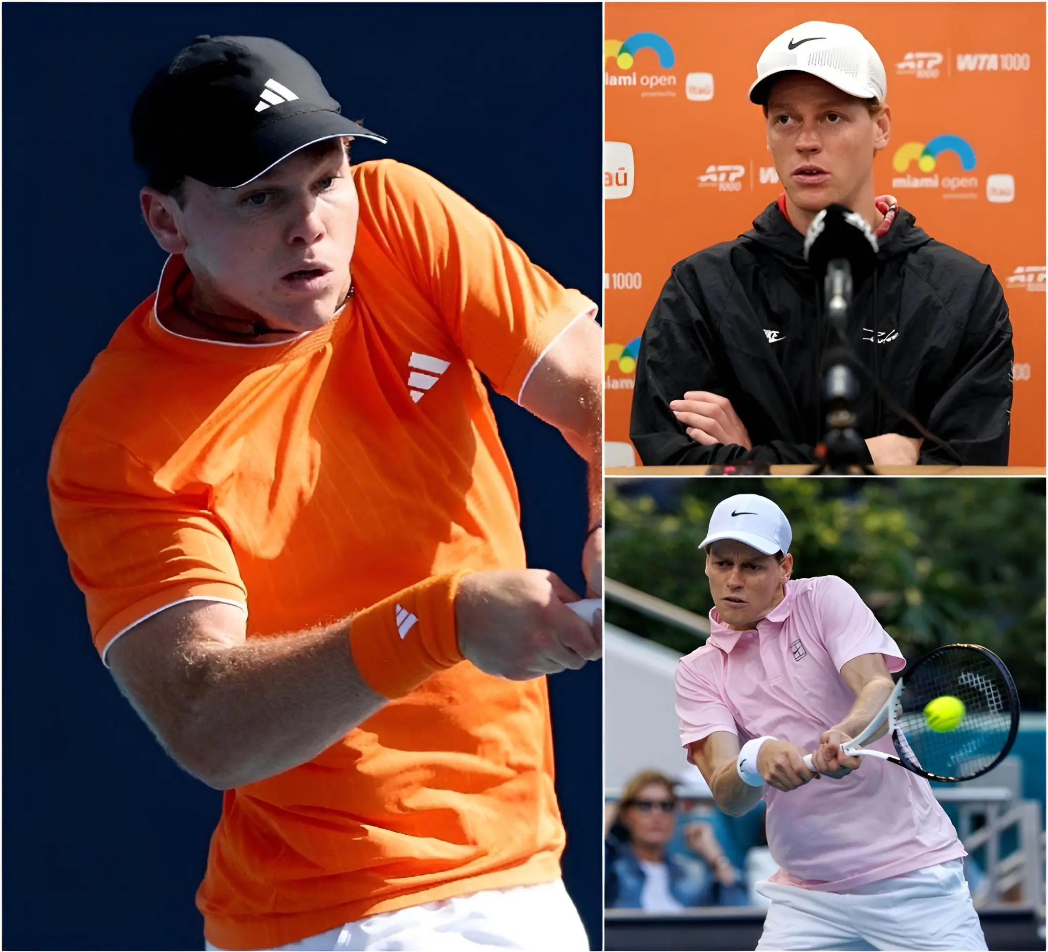 Cover Image for “NON LO RISPETTO PERCHÉ È ITALIANO” Alex Michelsen ha SCOSSO il mondo del tennis dopo la sua sconfitta a Miami: “Jannik Sinner ha vinto solo perché la nebbia ha interrotto il gioco e, fortunatamente, ha rotto il mio ritmo di gioco.”