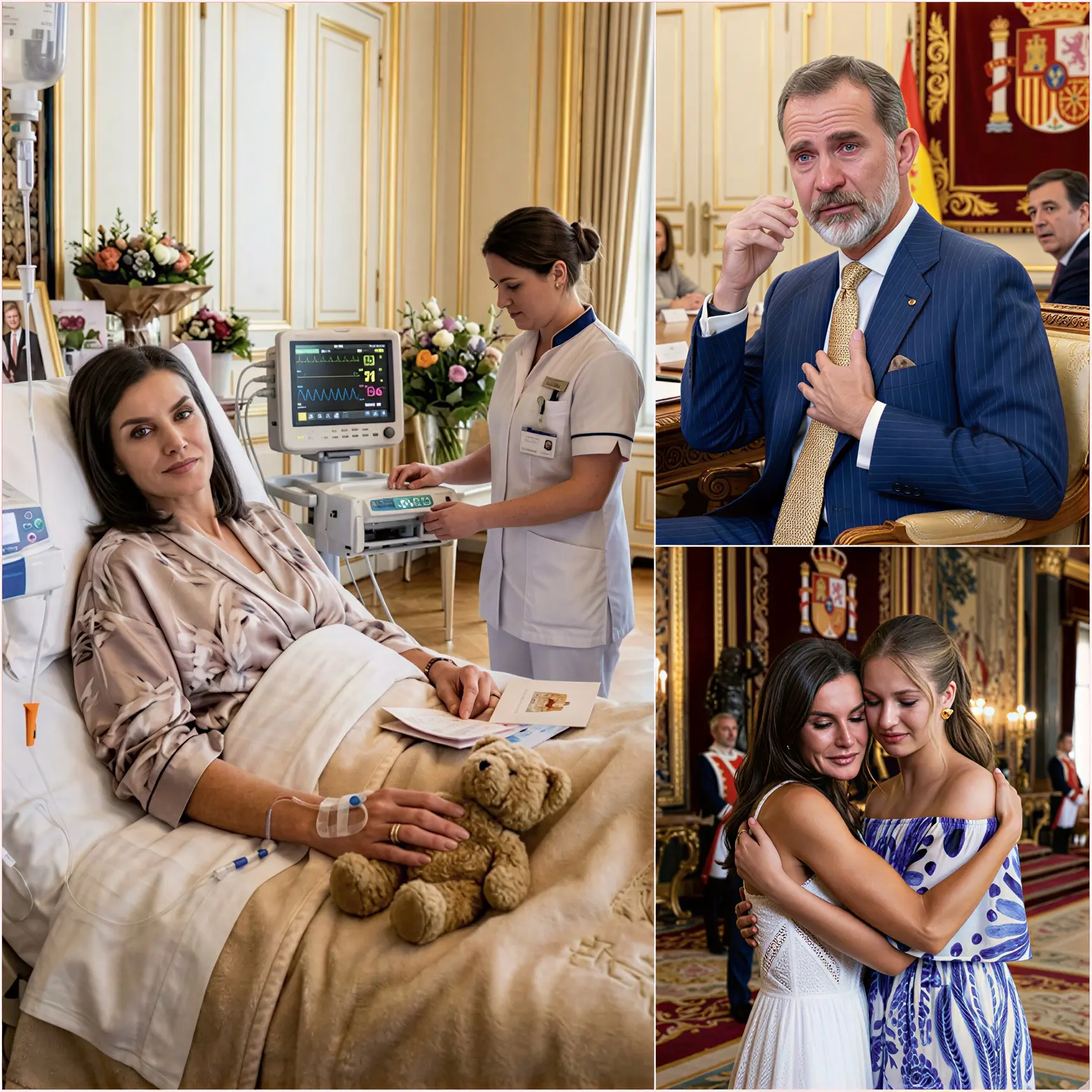 Cover Image for «“Pido perdón por haber engañado a todos…” — Felipe VI conmociona al mundo al revelar el grave estado de Letizia; diagnóstico oculto, fuerza extrema y caos tras su colapso en pleno acto oficial»