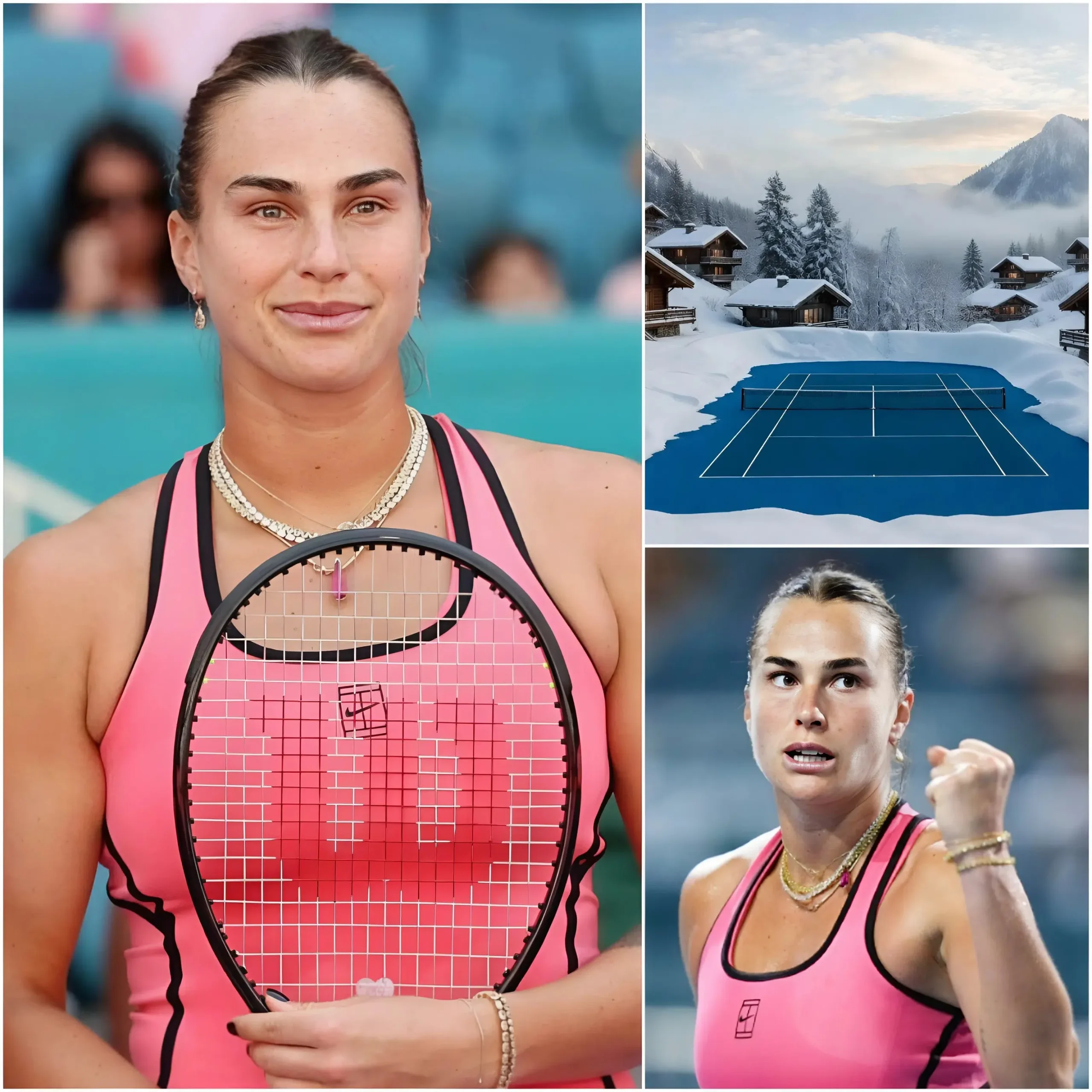 Cover Image for 💖 Aryna Sabalenka a discrètement utilisé l’argent de sa prime après sa victoire au Miami Open pour racheter tous les anciens courts de tennis situés au cœur de Minsk, en Biélorussie — l’endroit où elle s’entraînait enfant avec une raquette cassée et de vieilles balles.