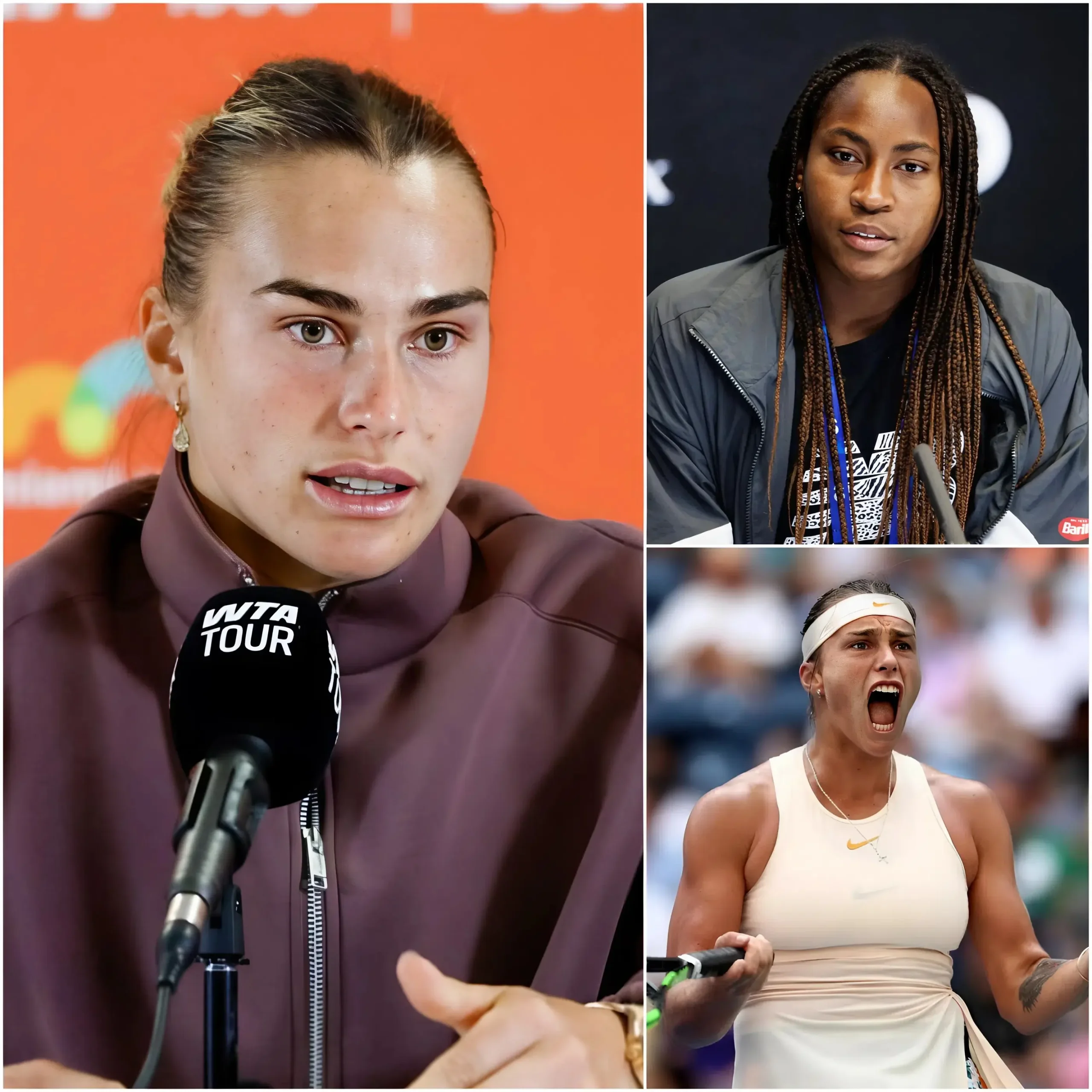 Cover Image for 😡«Affronte-moi, espèce de lâche qui se cache derrière un micro, je vais te traîner en justice… !» — Aryna Sabalenka a stupéfié tout le monde en annonçant qu’elle allait poursuivre Coco Gauff après les insultes récentes lors du Miami Open.