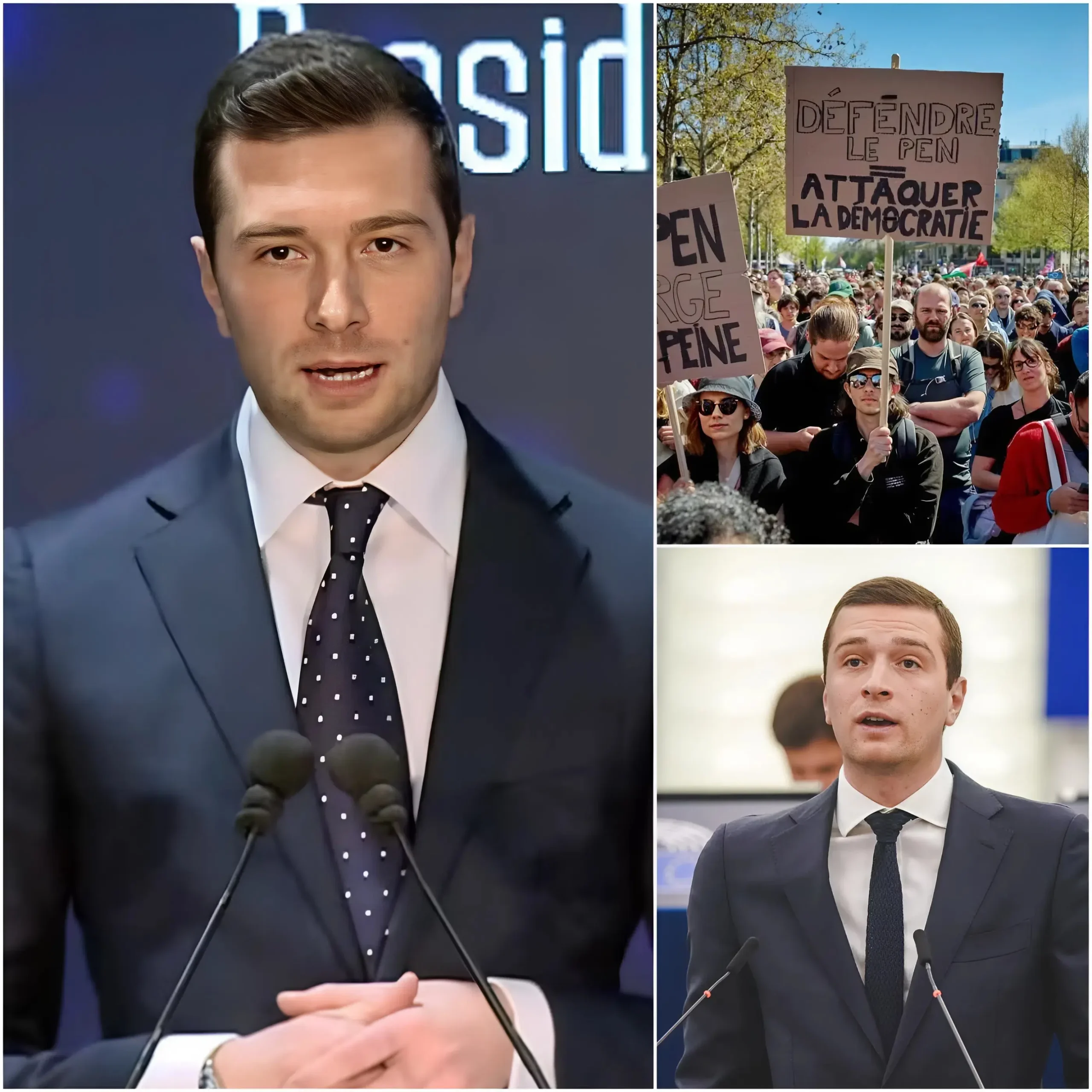 Cover Image for 🚨 « CHOC À L’ASSEMBLÉE ! » : RN DÉPASSE 50 %, BARDELLA PRÊT À PRENDRE LE POUVOIR ! La République française vient de subir un choc politique : le Rassemblement National (RN) est sur le point de franchir la barre des 50 % des sièges à l’Assemblée nationale ! Jordan Bardella se prépare à monter sur le trône du pouvoir, prêt à renverser l’ordre national, sans compromis et sans coalition.