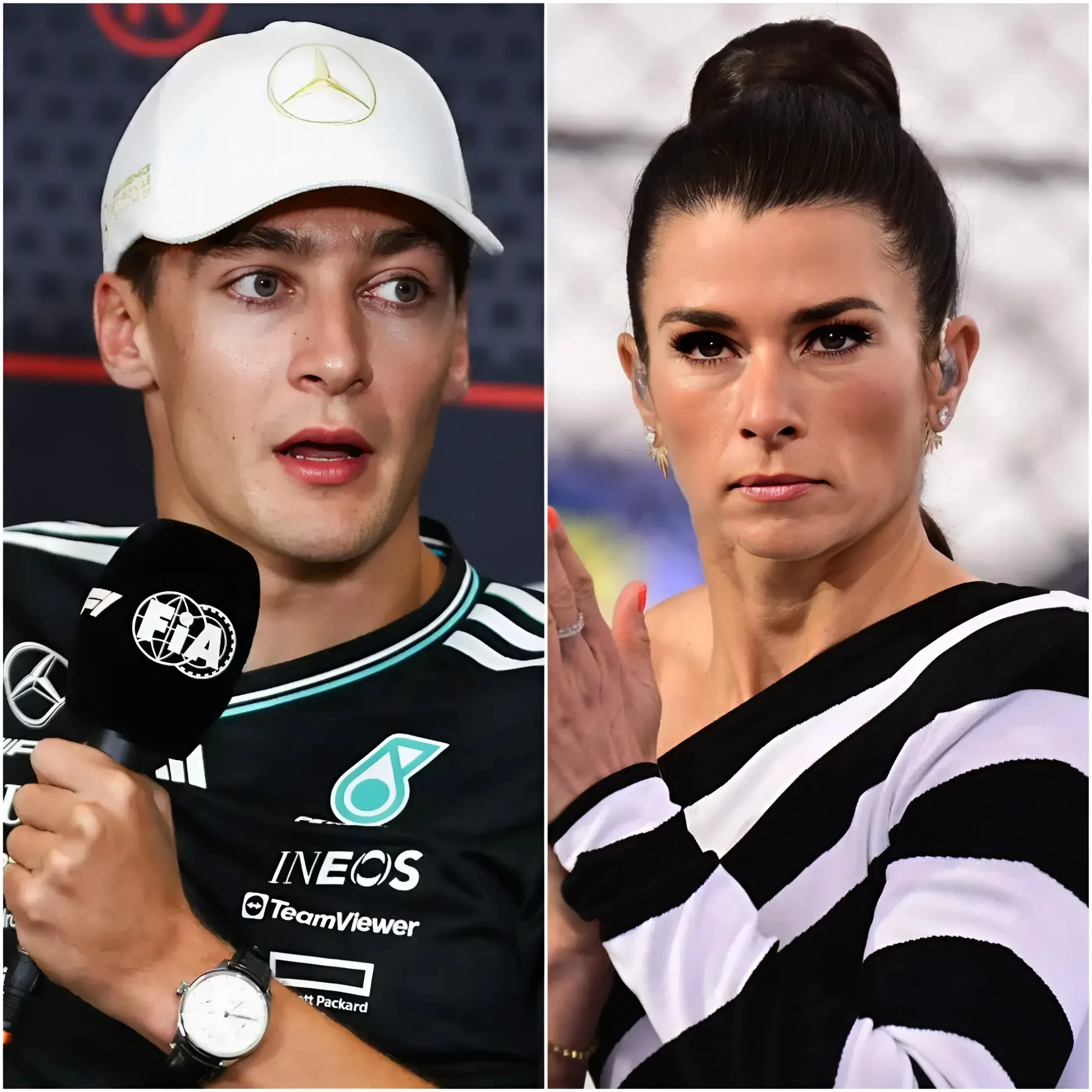 Cover Image for 🚨 “SHUT UP! DO YOU REALLY THINK YOU HAVE THE RIGHT TO TALK TO ME LIKE THAT, SAYING UNNECESSARY THINGS?” The entire room fell into silence as George Russell spoke out, shutting down all criticism.