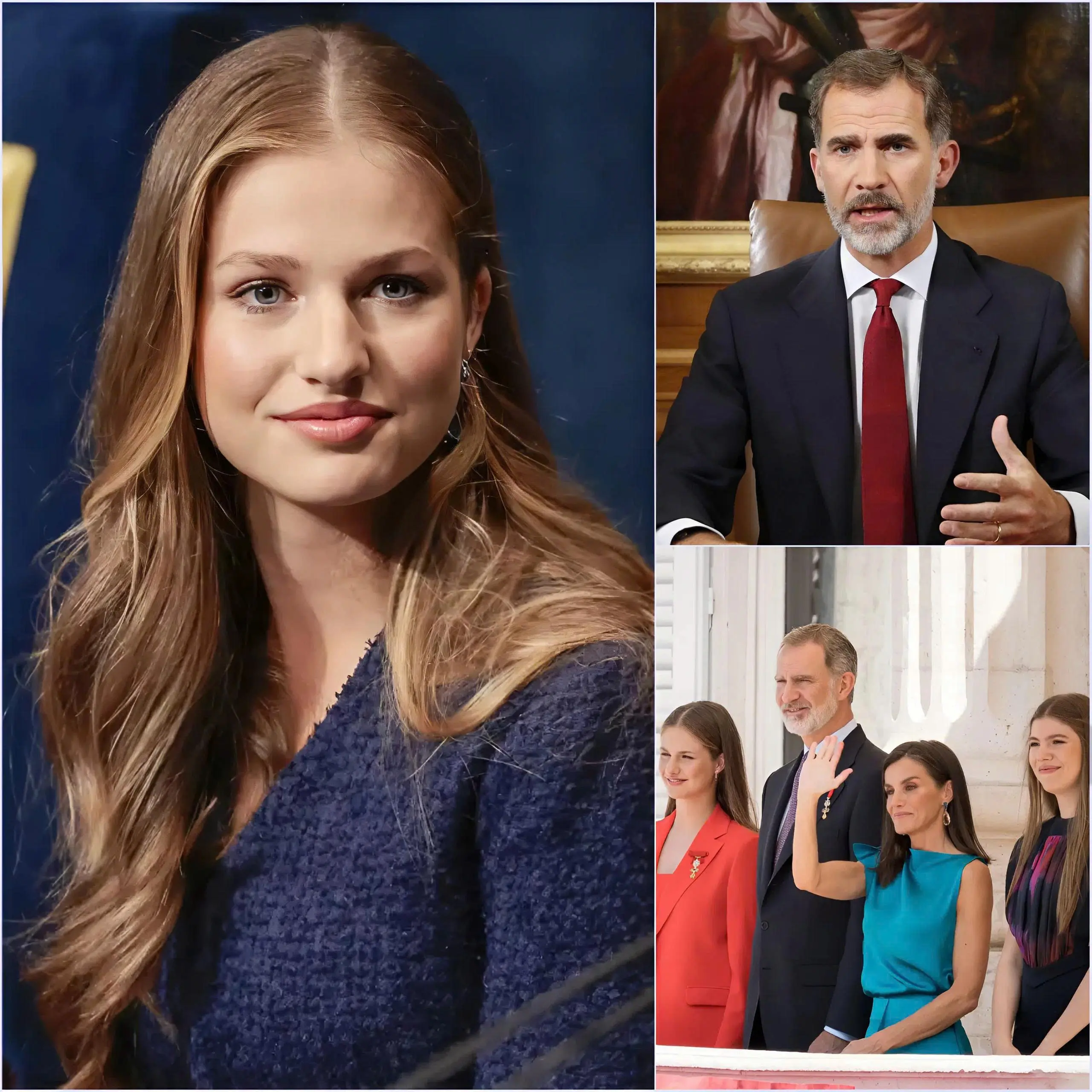Cover Image for ÚLTIMA HORA 🚨 La Familia Real española acaba de realizar un anuncio bomba: ¡la princesa Leonor ha renunciado oficialmente a su derecho al trono! El rey Felipe VI y la reina Letizia están destrozados ante la drástica decisión de su hija.