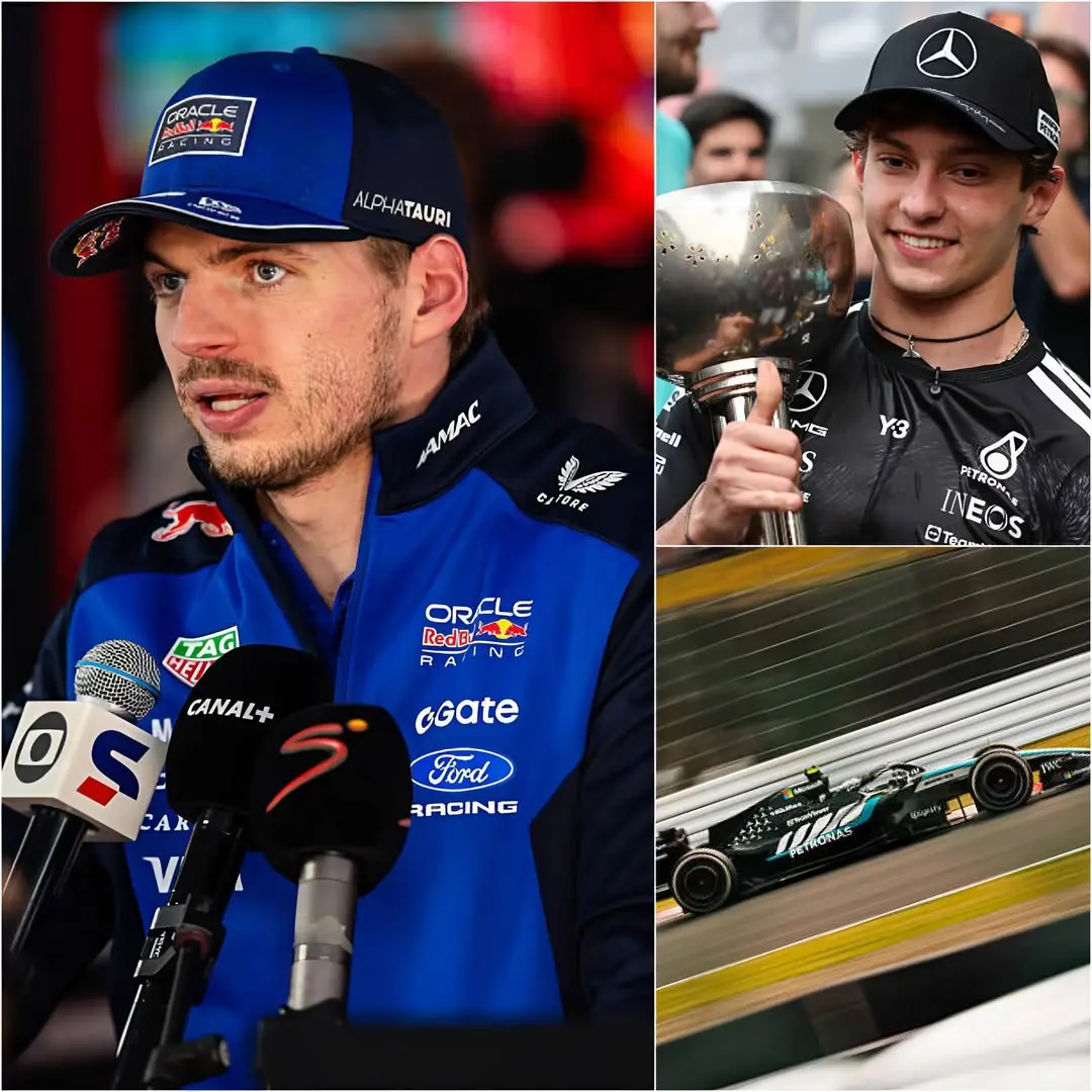 Cover Image for âAssez, câest assez. Ce Ă quoi Kimi Antonelli est confrontĂ© en ce moment est absolument inacceptable.â Max Verstappen se serait officiellement prononcĂ©, dĂ©fendant publiquement le jeune pilote de lâĂ©quipe de Formule 1 Mercedes-AMG Petronas avec une dĂ©claration brutale qui a secouĂ© le paddock de la F1.