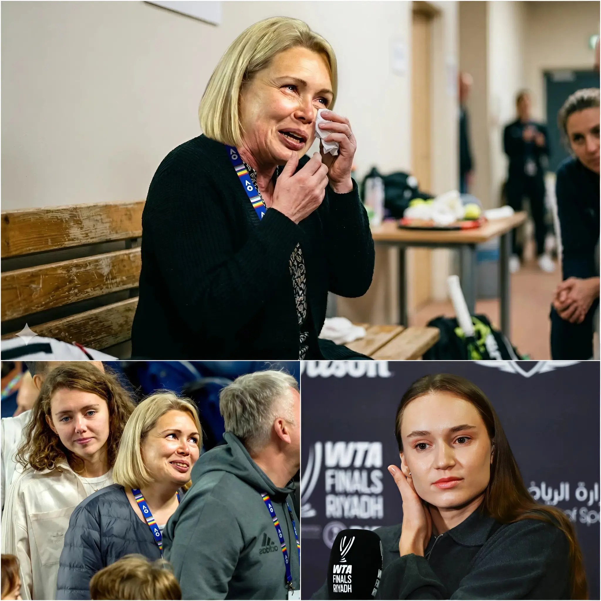 Cover Image for JUST 5 MINUTES AGO: While the entire tennis world was asleep, the WTA executiveâs phone suddenly rang. The sender was none other than Mrs. Ekaterina Rybakina, Elena Rybakinaâs mother, desperately asking for help.