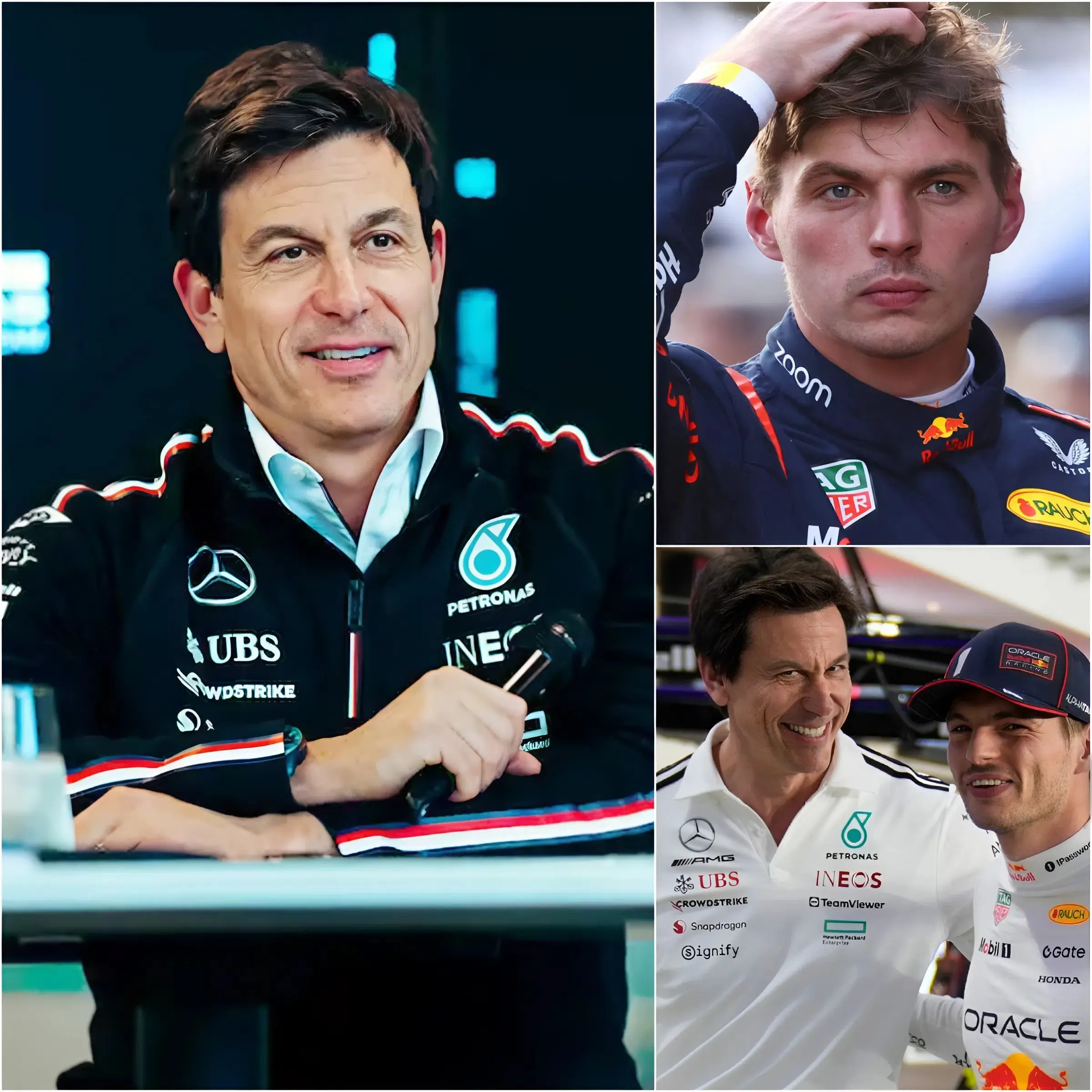 Cover Image for 10 MINUTEN GELEDEN 🔴 Toto Wolff zorgde voor een schok in de autosportwereld met een krachtige verklaring: “Wij zijn klaar om Max naar Mercedes-AMG Petronas Formula One Team te halen.”