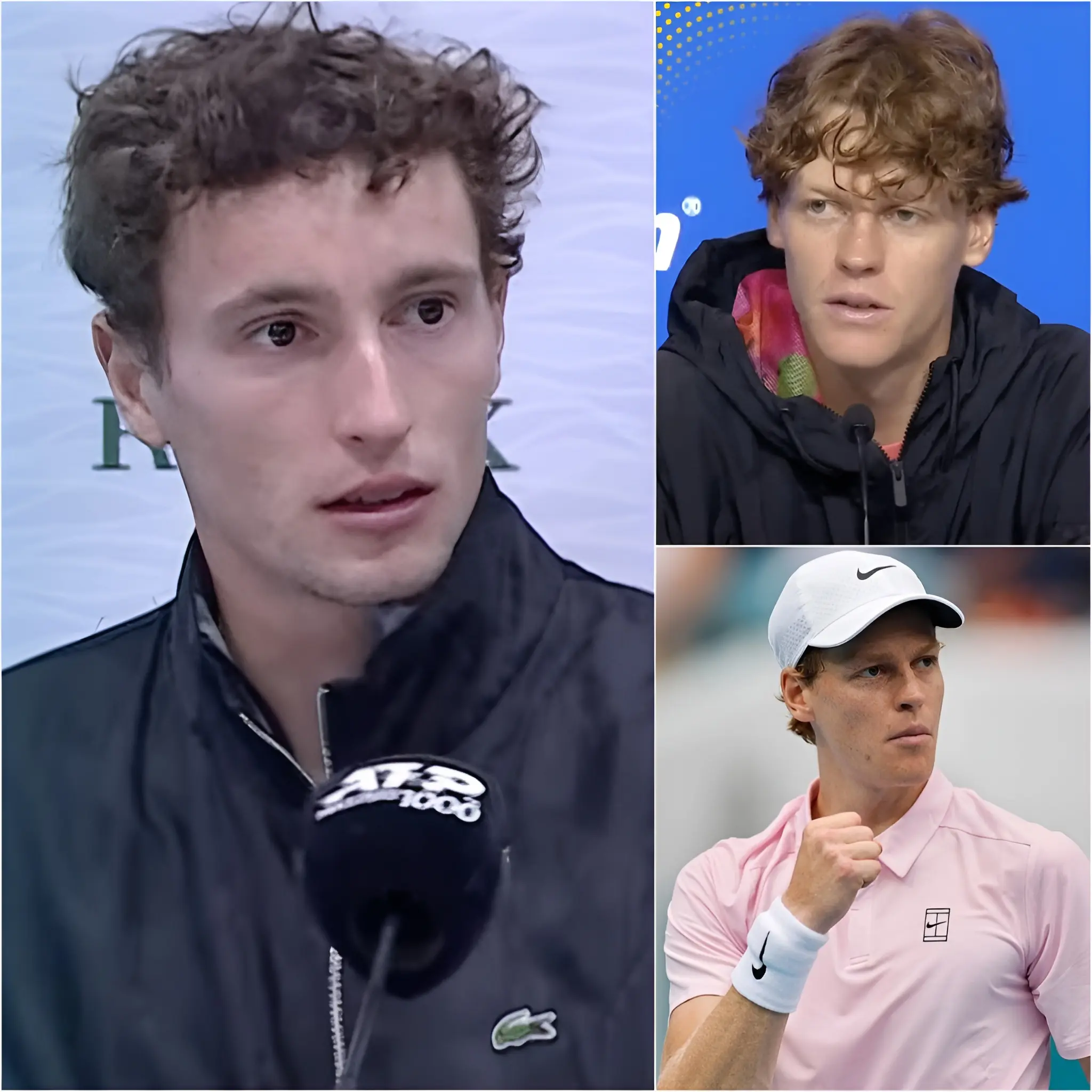 Cover Image for ULTIME NOTIZIE: Prima della partita, Ugo Humbert ha inaspettatamente accusato Jannik Sinner e il suo staff tecnico di aver messo in atto “tattiche psicologiche” prolungando i tempi di riscaldamento e utilizzando segnali segreti per discutere di tattiche al di fuori dei regolamenti.