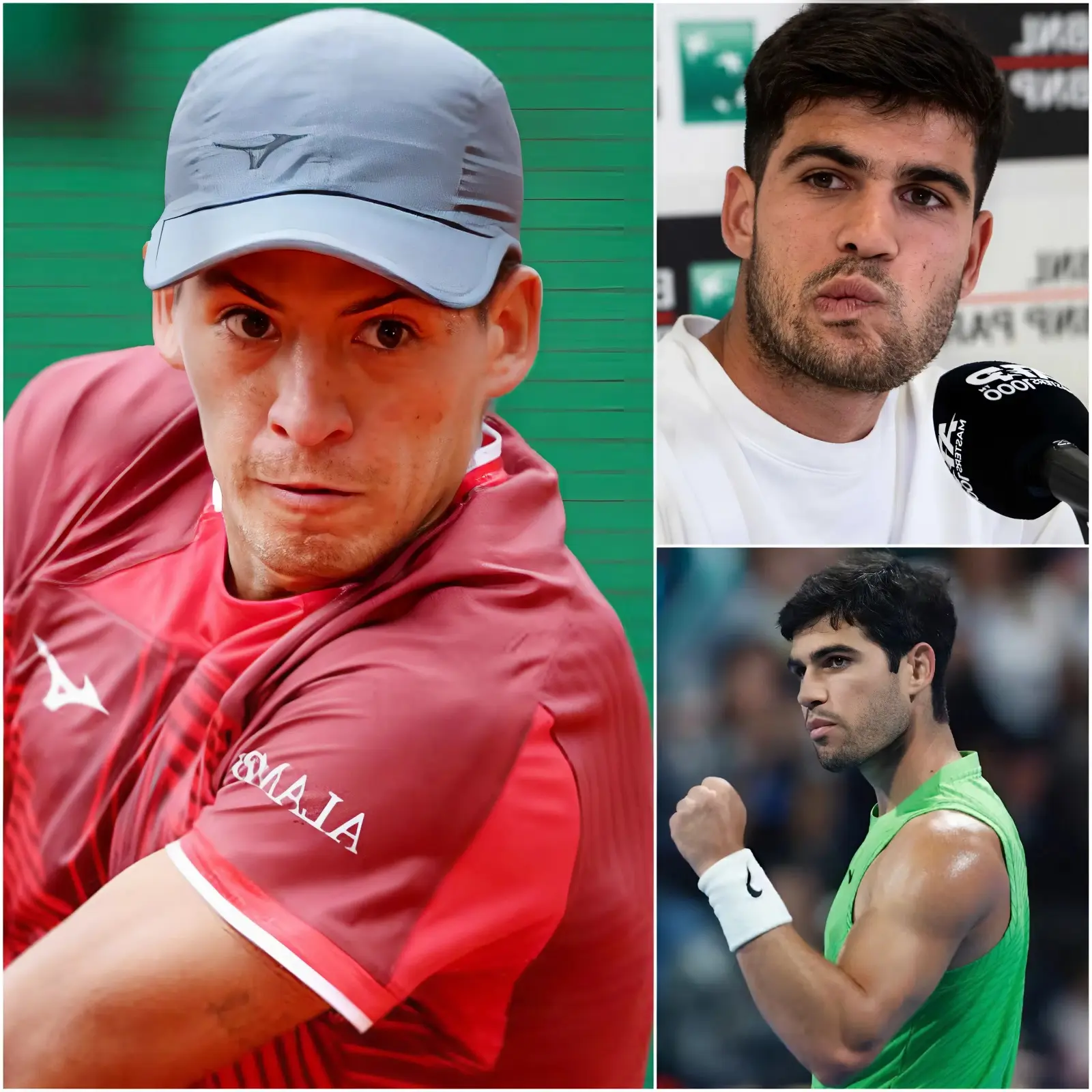 Cover Image for BOMBA en Monte-Carlo — En una entrevista justo antes de su partido de la segunda ronda del Monte-Carlo Masters, Sebastián Báez respondió a una pregunta que comparaba a su rival con Carlos Alcaraz.