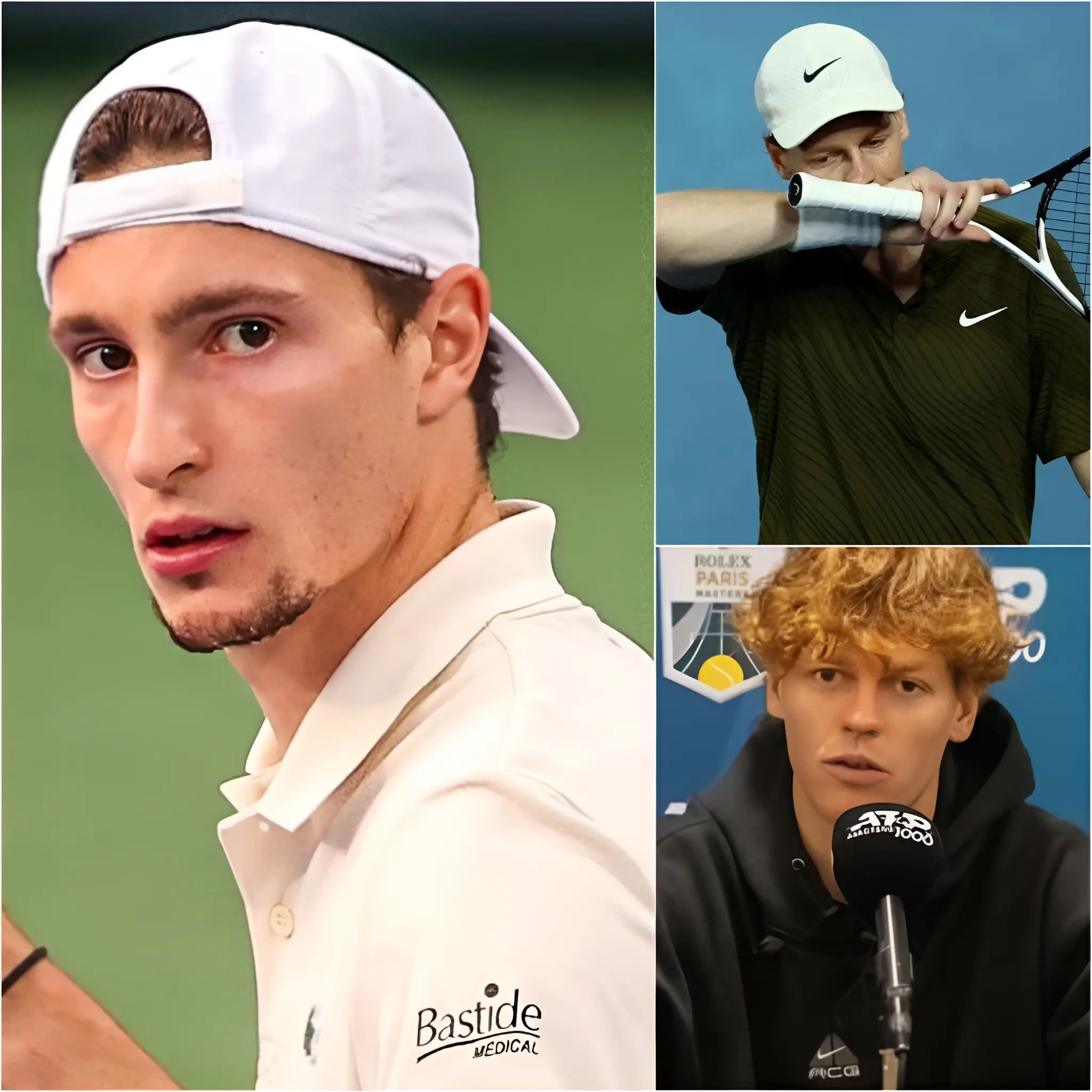 Cover Image for 🚨 ULTIME NOTIZIE: Dopo la sconfitta, Ugo Humbert ha scioccato la comunità tennistica accusando Jannik Sinner e il suo staff di “giocare sporco”,