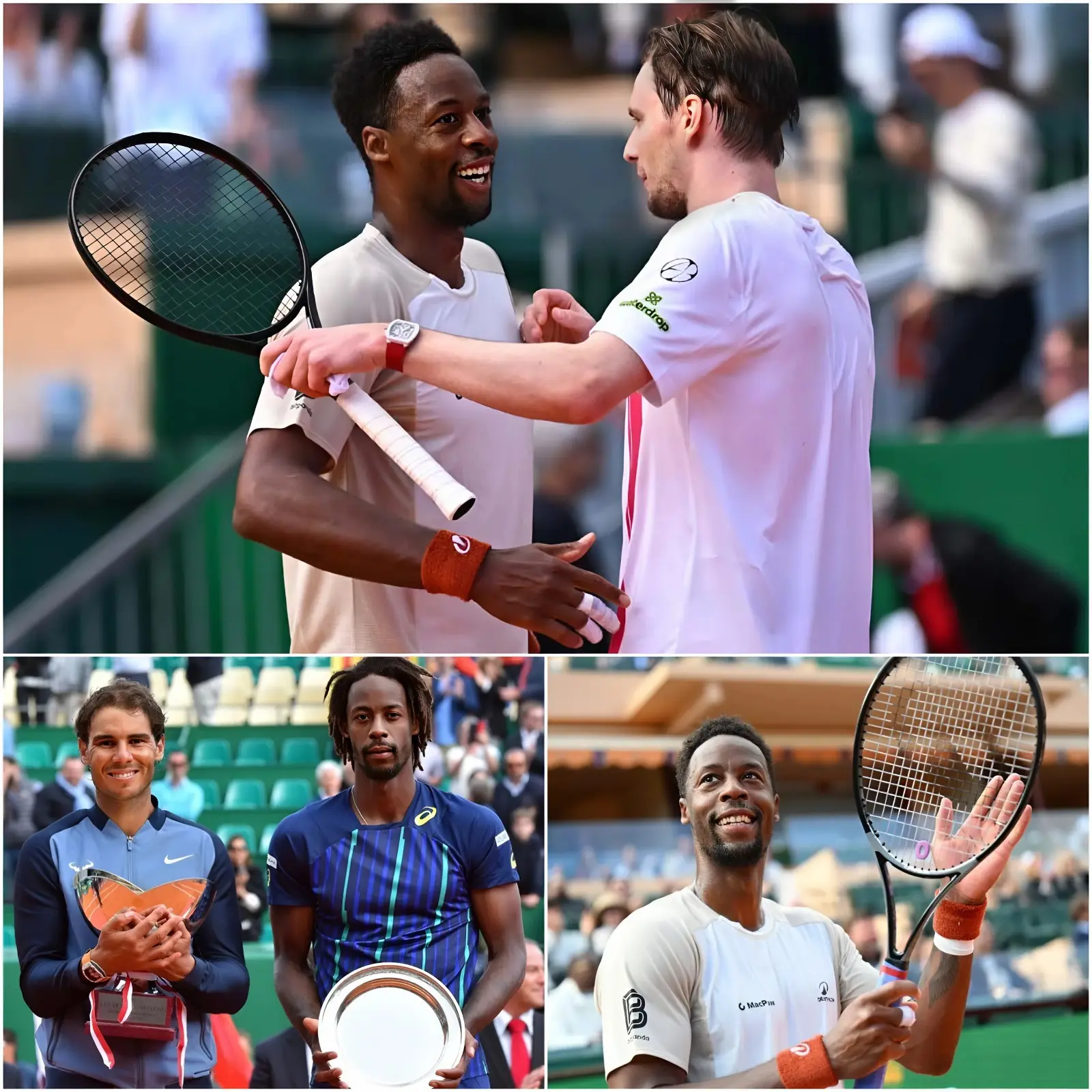 Cover Image for « JE ME SOUVIENDRAI DE CHAQUE INSTANT » Monfils a fondu en larmes en clôturant son parcours au Rolex Monte-Carlo Masters, un tournoi auquel il est attaché depuis plus de deux décennies. « Je me souviens de tous les matchs que j’ai joués ici, du premier jusqu’au dernier. » Dans le même temps, il a dévoilé son avenir « hors tennis », ce qui a laissé tout le monde stupéfait…👇👇