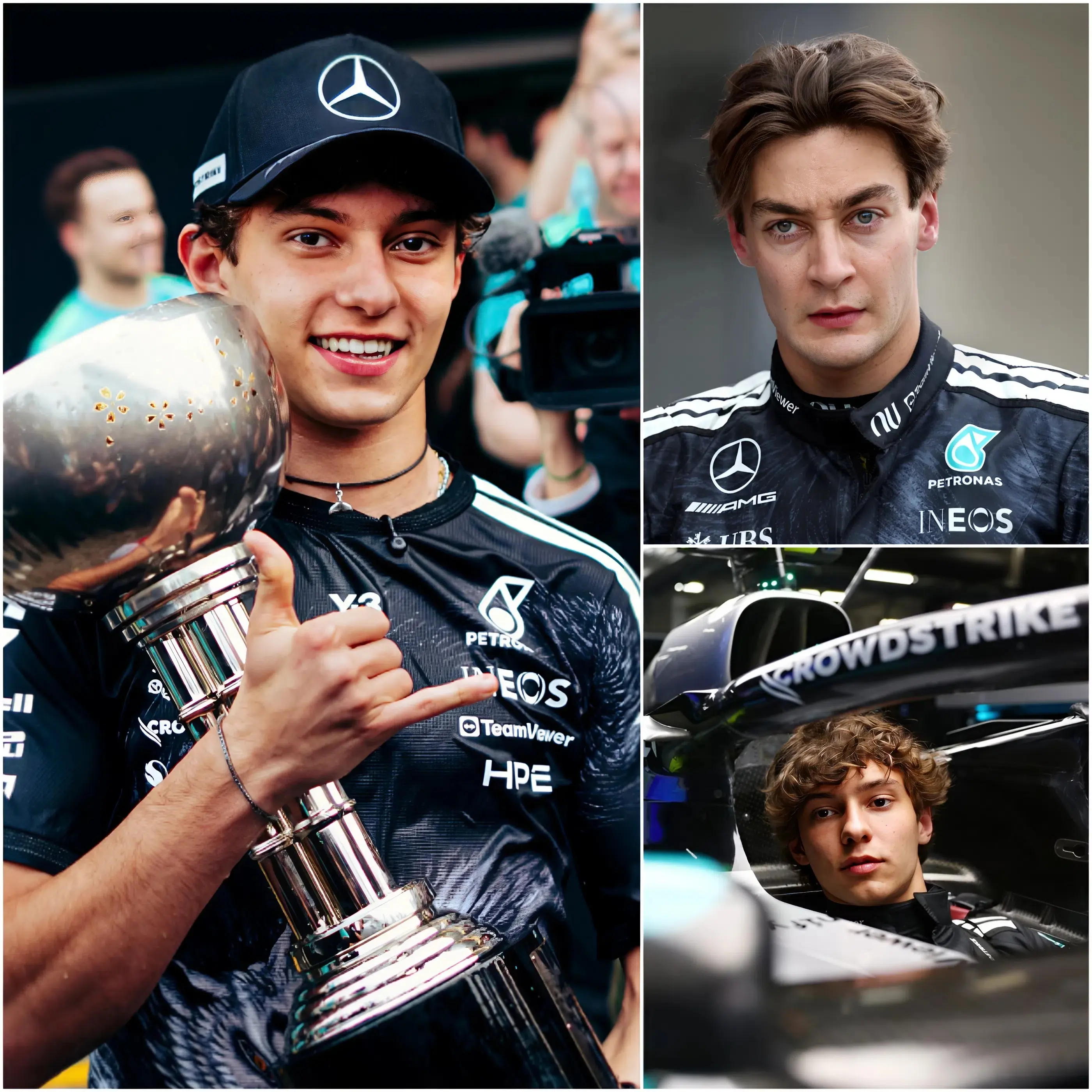 Cover Image for “That’s not how you win… and you know it” — George Russell is reportedly aiming criticism at Kimi Antonelli after the young driver stunned with a win at the Japanese Grand Prix,