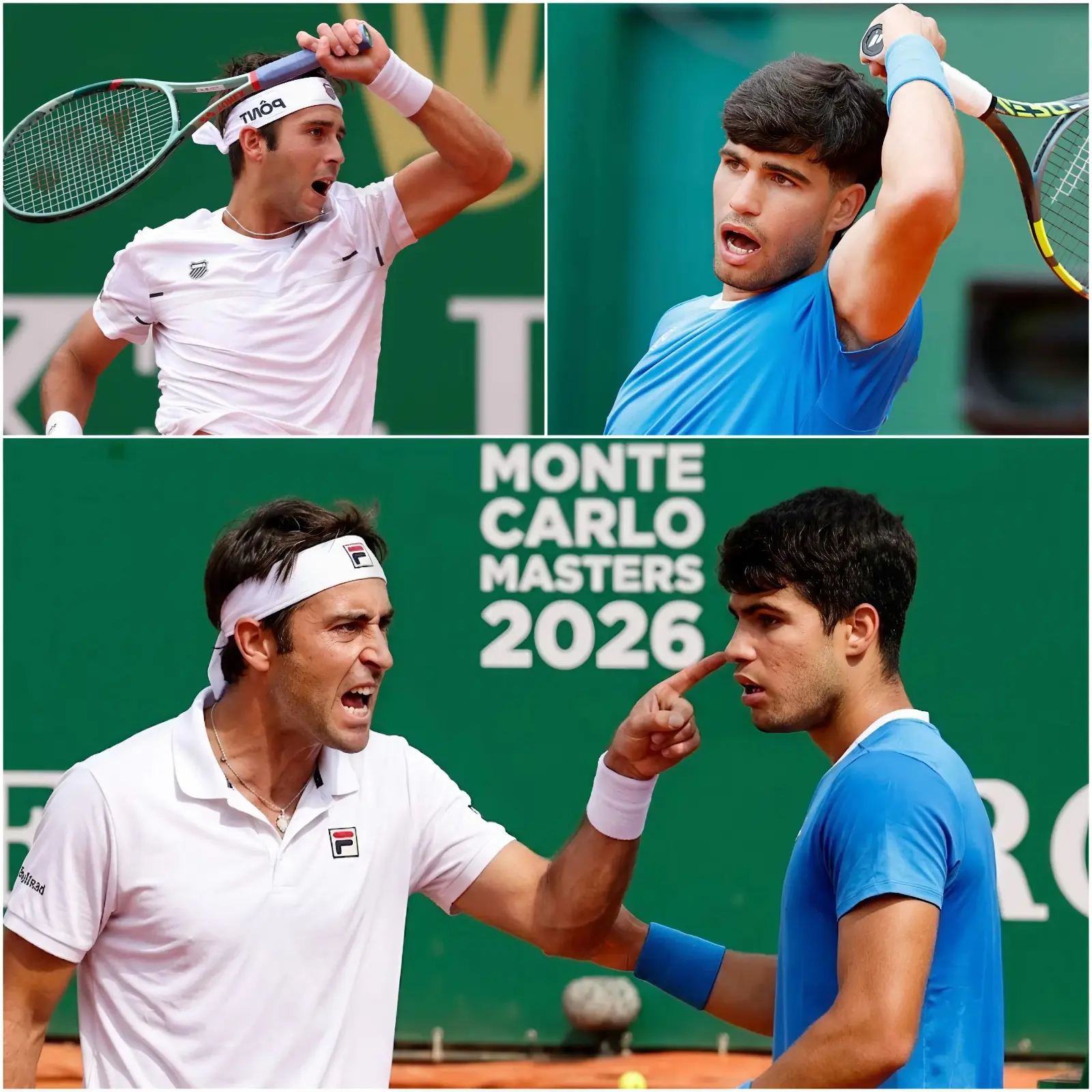 Cover Image for “¡Carlos Alcaraz NO es el verdadero número 1… comete ERRORES IMPERDONABLES!” Tomás Martín Etcheverry arremete sin filtros contra Alcaraz tras caer por 6-1, 4-6, 6-3 en los octavos de final del Monte Carlo Masters 2026.