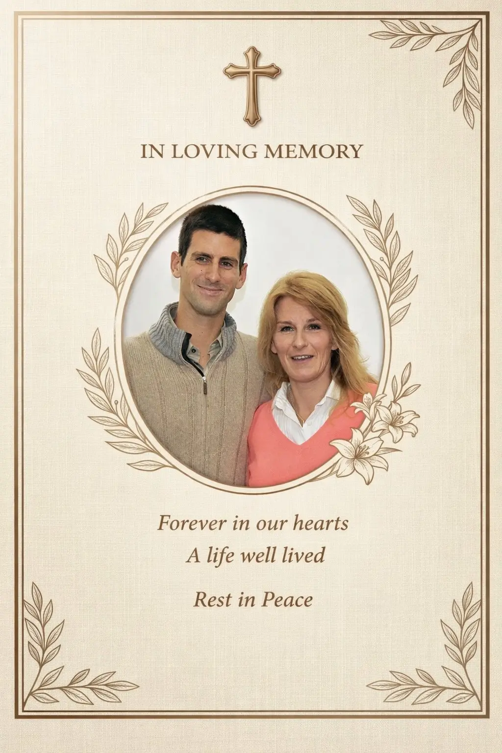 Cover Image for 💔HEARTBREAKING NEWS: Novak Djokovic’s Family Left in Mourning Following the Sudden Passing of His Mother at Age 63