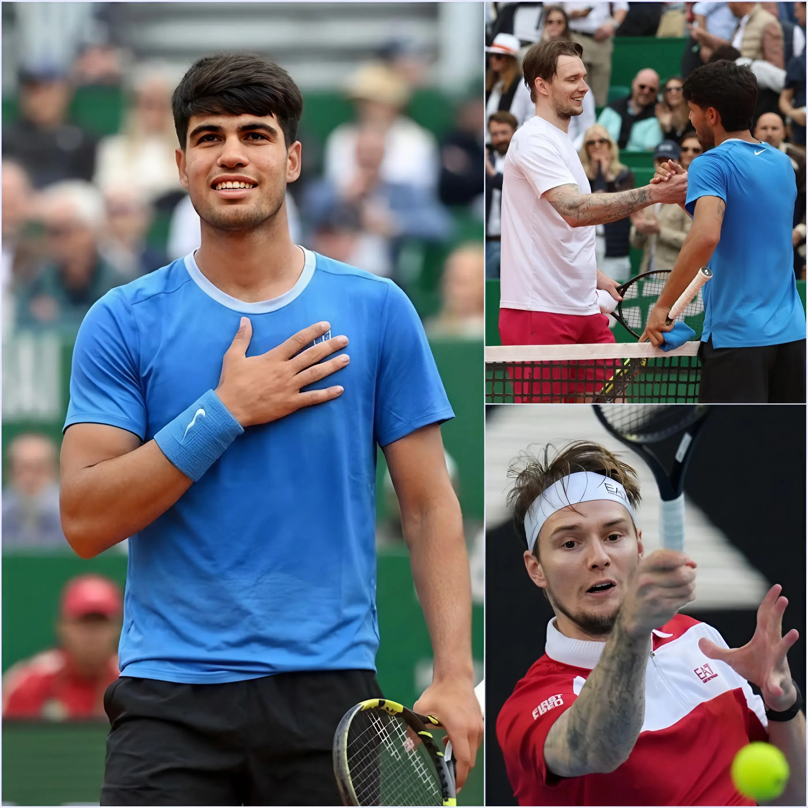 Cover Image for THE MOMENT THAT BROUGHT THE ENTIRE TENNIS WORLD TO TEARS! ❤️ Immediately after securing a dramatic victory over Alexander Bublik at the 2026 Monte-Carlo Masters