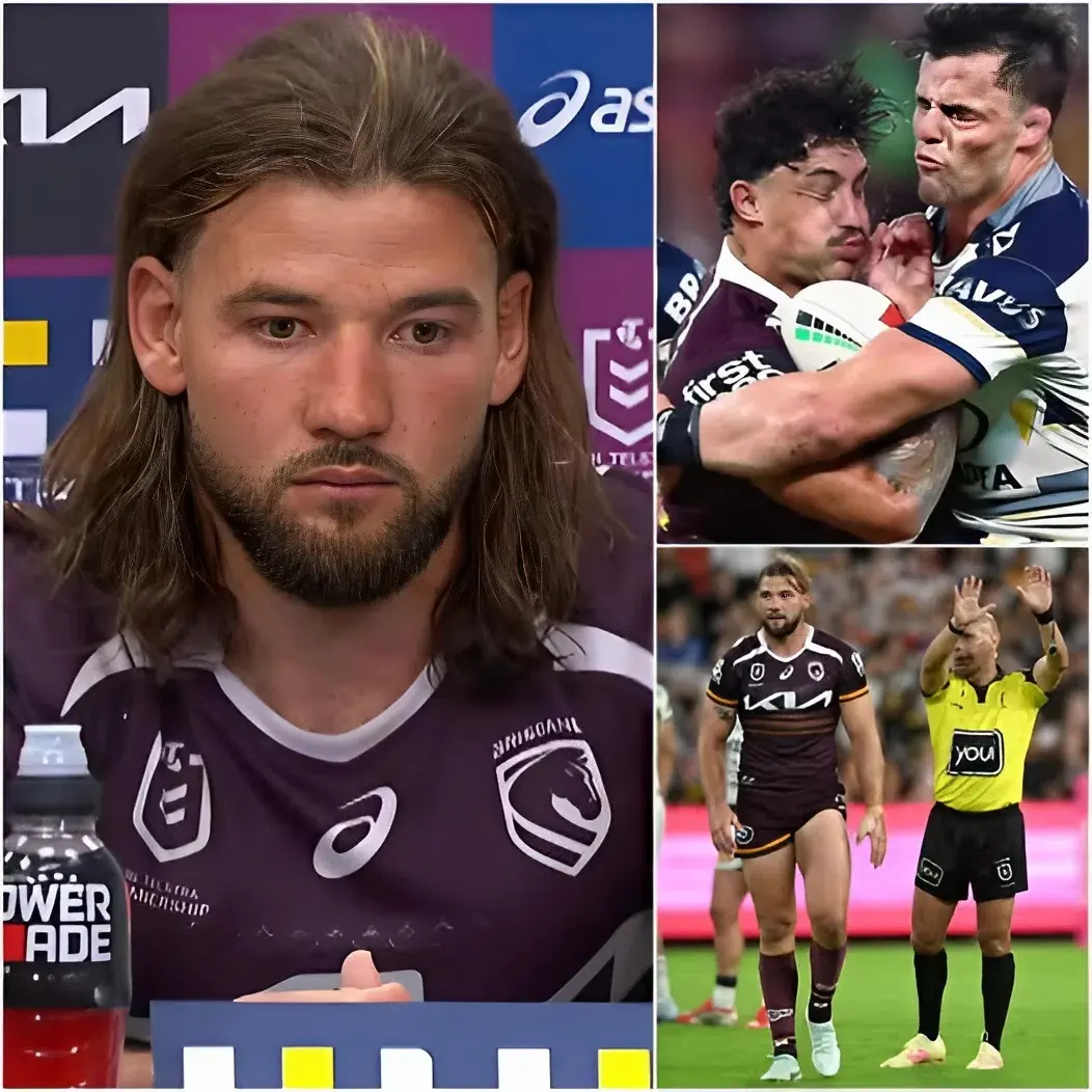 Cover Image for 🚨La NRL celebró una reunión de emergencia inesperada: Tras el marcador final de Brisbane Broncos 31–35 North Queensland Cowboys, el momento más sorprendente de la noche no ocurrió en el campo, sino en la sala de prensa posterior al partido.