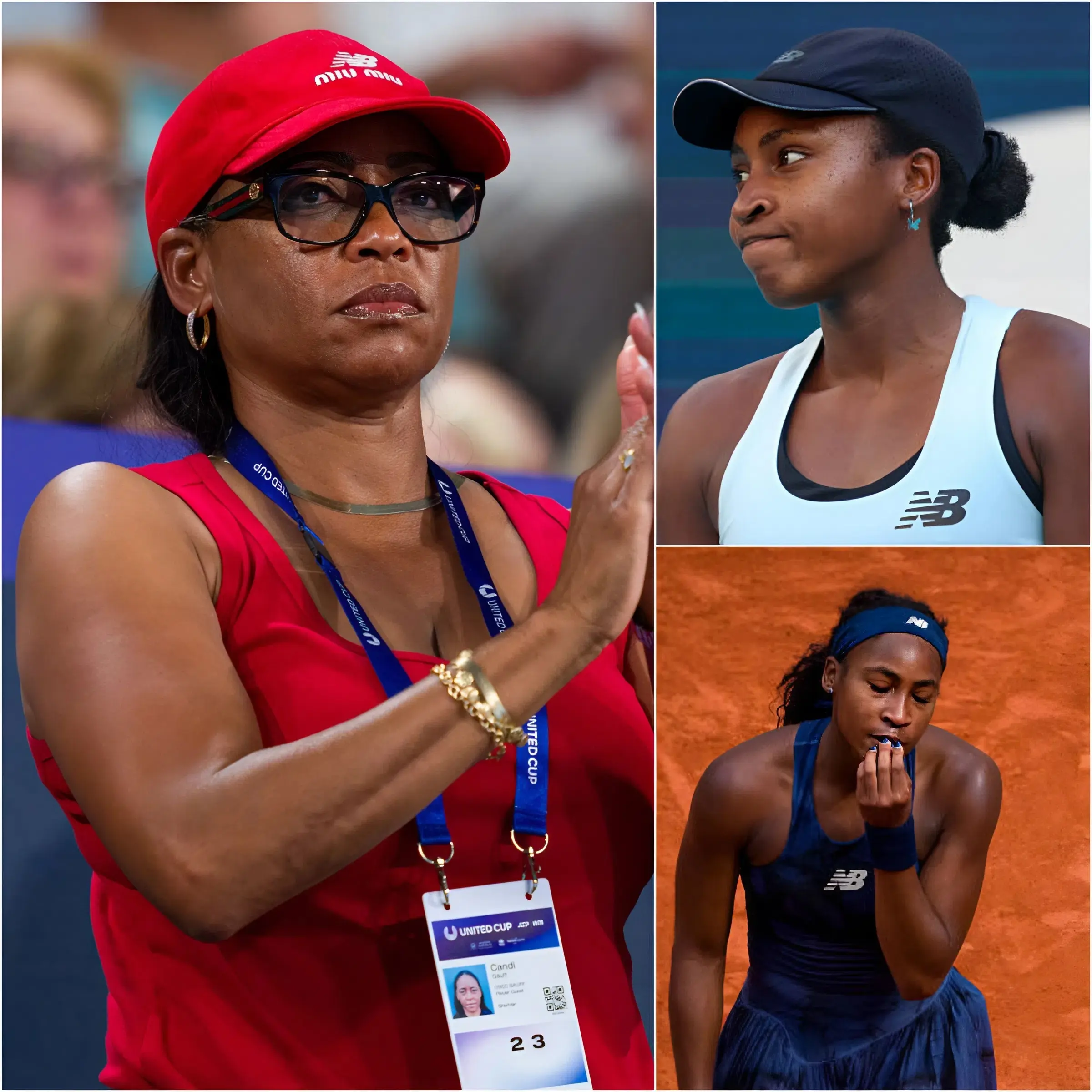 Cover Image for “Please… just stop. I’m begging you all.” — the mother of Coco Gauff emotionally stepped forward as criticism surrounding her daughter intensified.