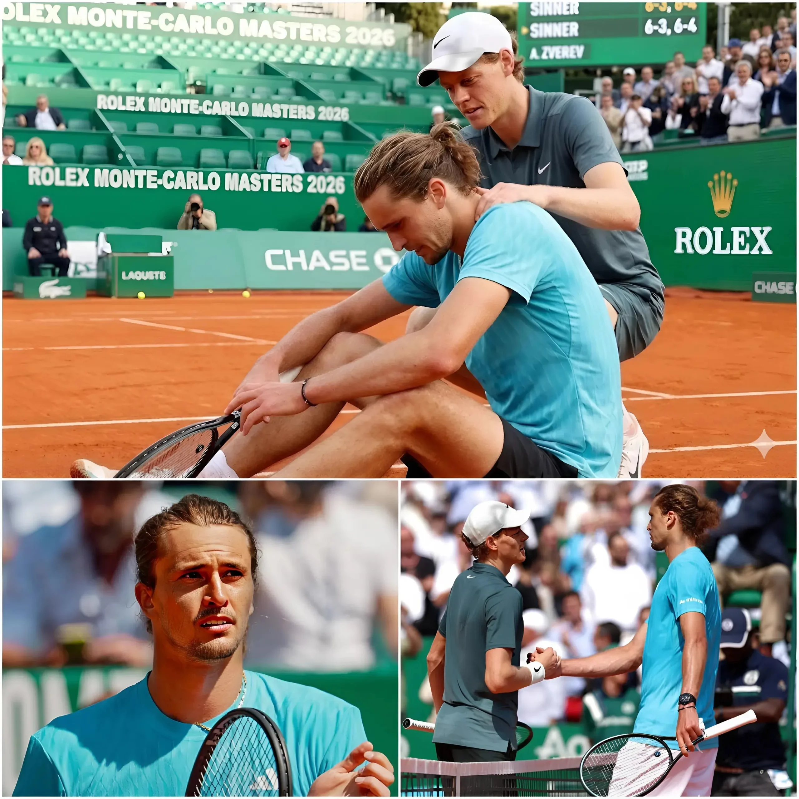 Cover Image for 💥🎾 « Après avoir joué plusieurs fois contre Jannik Sinner, j’ai compris pourquoi il est vraiment spécial ! » Après avoir complètement dominé Alexander Zverev sur le score de 6-1, 6-4 en demi-finale du Rolex Monte-Carlo Masters.