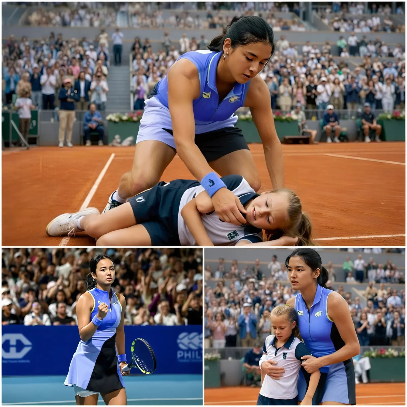 Cover Image for “NO ONE HAS EVER DONE ANYTHING LIKE THIS IN A MAJOR TOURNAMENT” During an extremely tense match at the Australian Open, Alex Eala left everyone watching in awe and deeply moved with an extraordinary act of kindness.