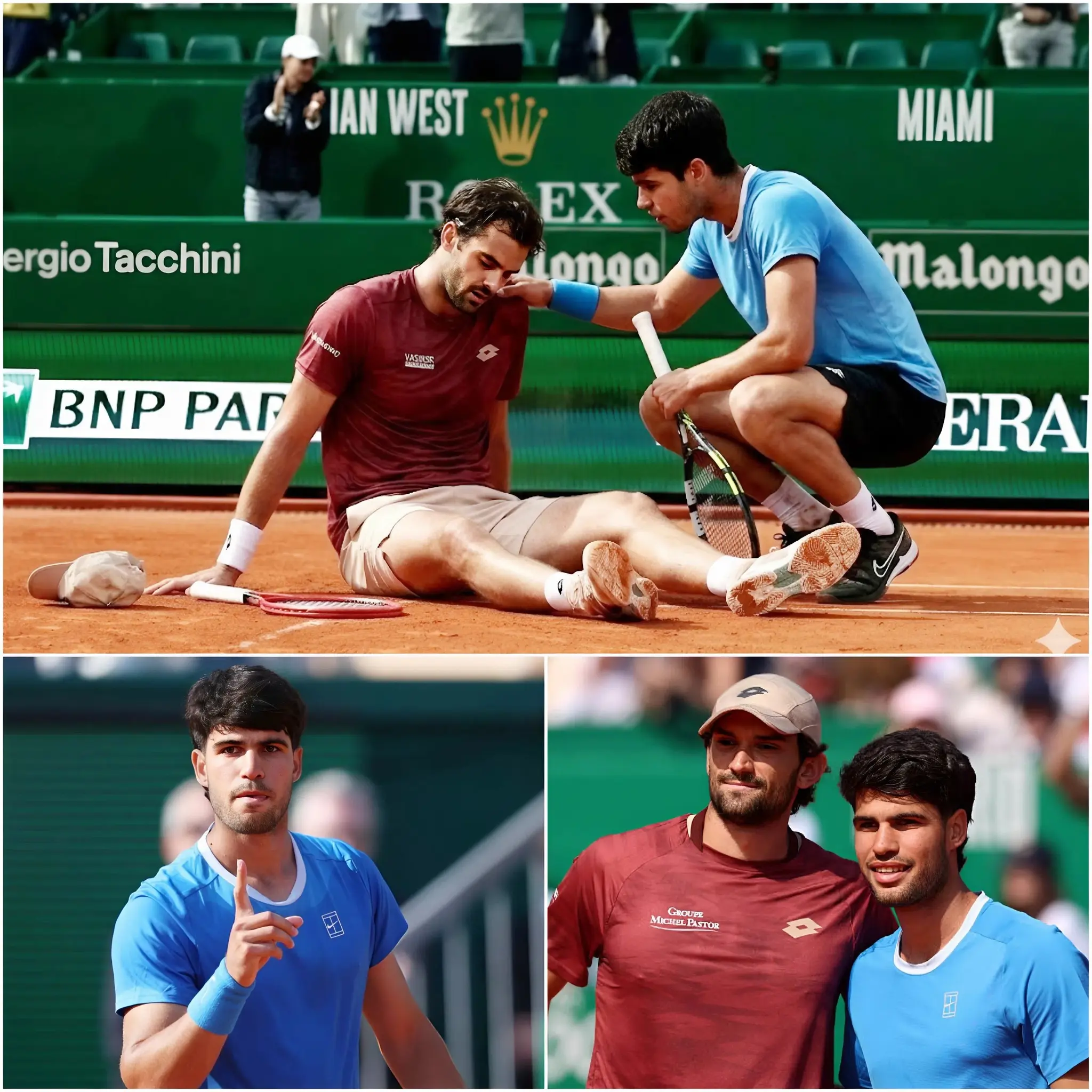 Cover Image for 💥🎾 “Después de enfrentarme muchas veces a Carlos Alcaraz, entendí por qué es realmente especial!” Tras dominar completamente a Valentin Vacherot con un marcador de 6-4, 6-4 en la semifinal del Rolex Monte-Carlo Masters.