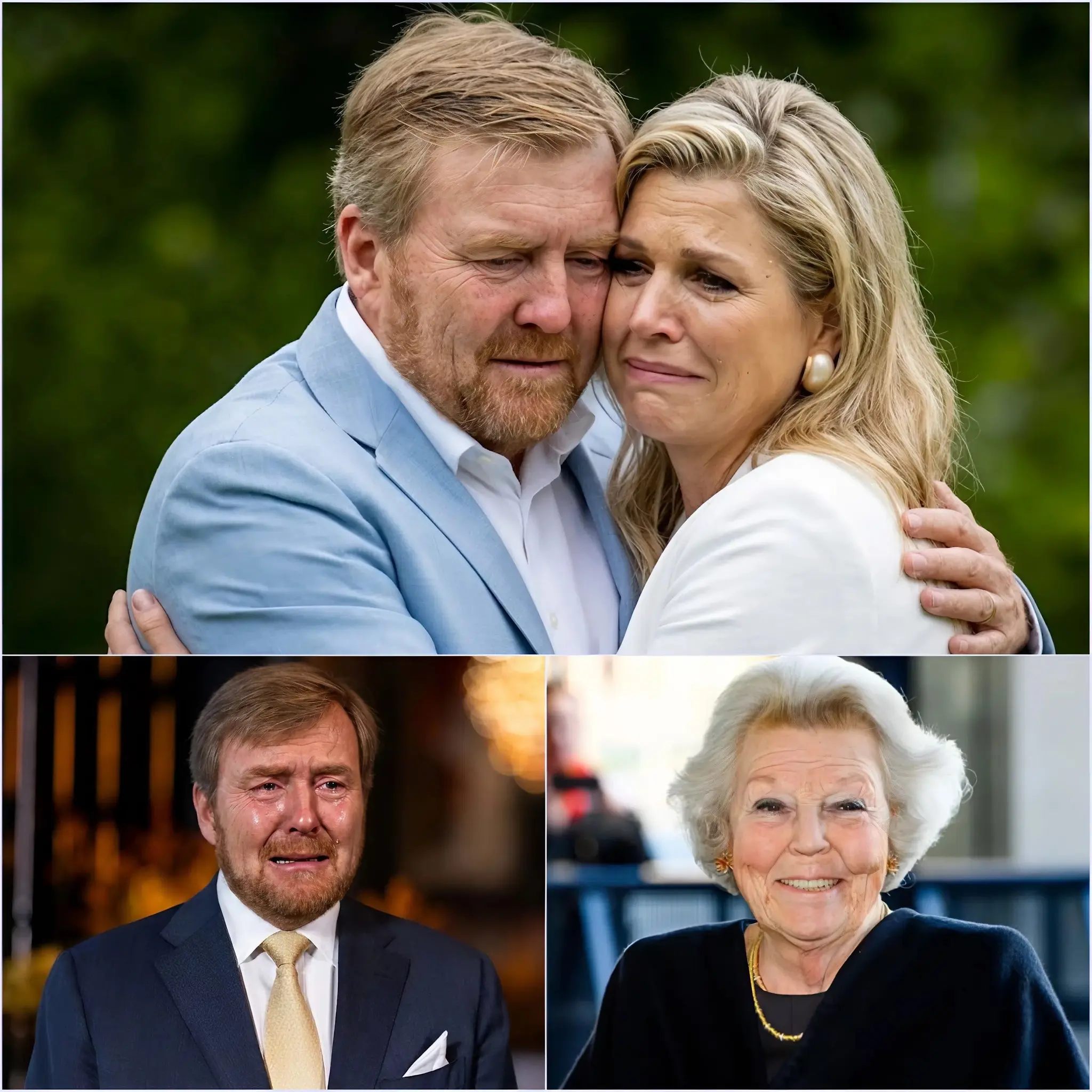 Cover Image for HARTVERSCHEUREND NIEUWS 💔 Nog maar 30 minuten geleden hebben Koning Willem-Alexander en Koningin Máxima een mededeling gedaan die het Nederlandse volk diep bedroefd heeft achtergelaten. Beatrix is momenteel… Bekijk alle details in de reacties hieronder