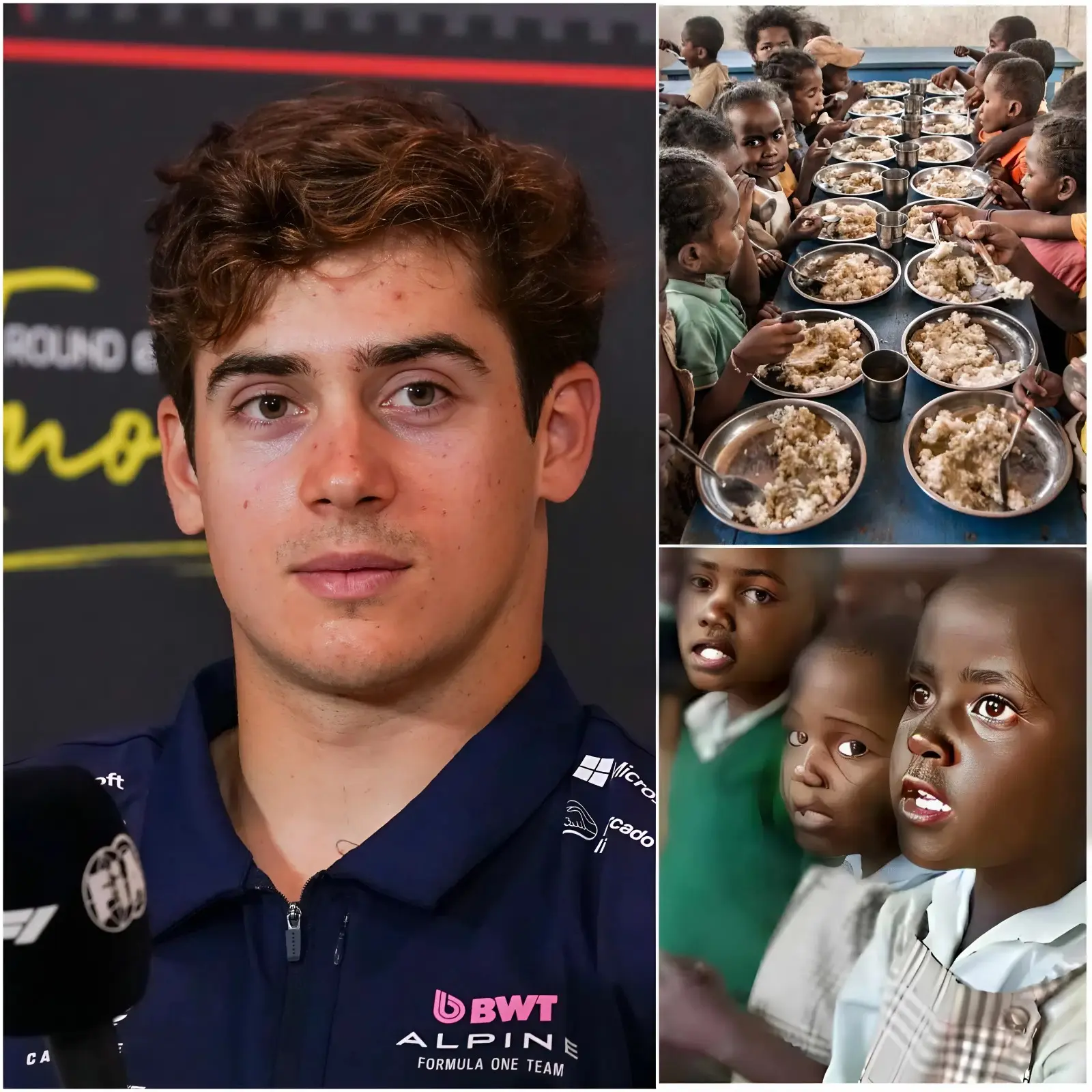 Cover Image for 🚨 ÚLTIMA HORA: Franco Colapinto ha dejado al mundo del deporte completamente impactado al asumir de manera voluntaria el pago de 812.000 dólares en deudas de comidas escolares para estudiantes de 103 centros educativos — «Una victoria con más significado que cualquier título.» Su gesto ha sido considerado un acto de humanidad excepcional,