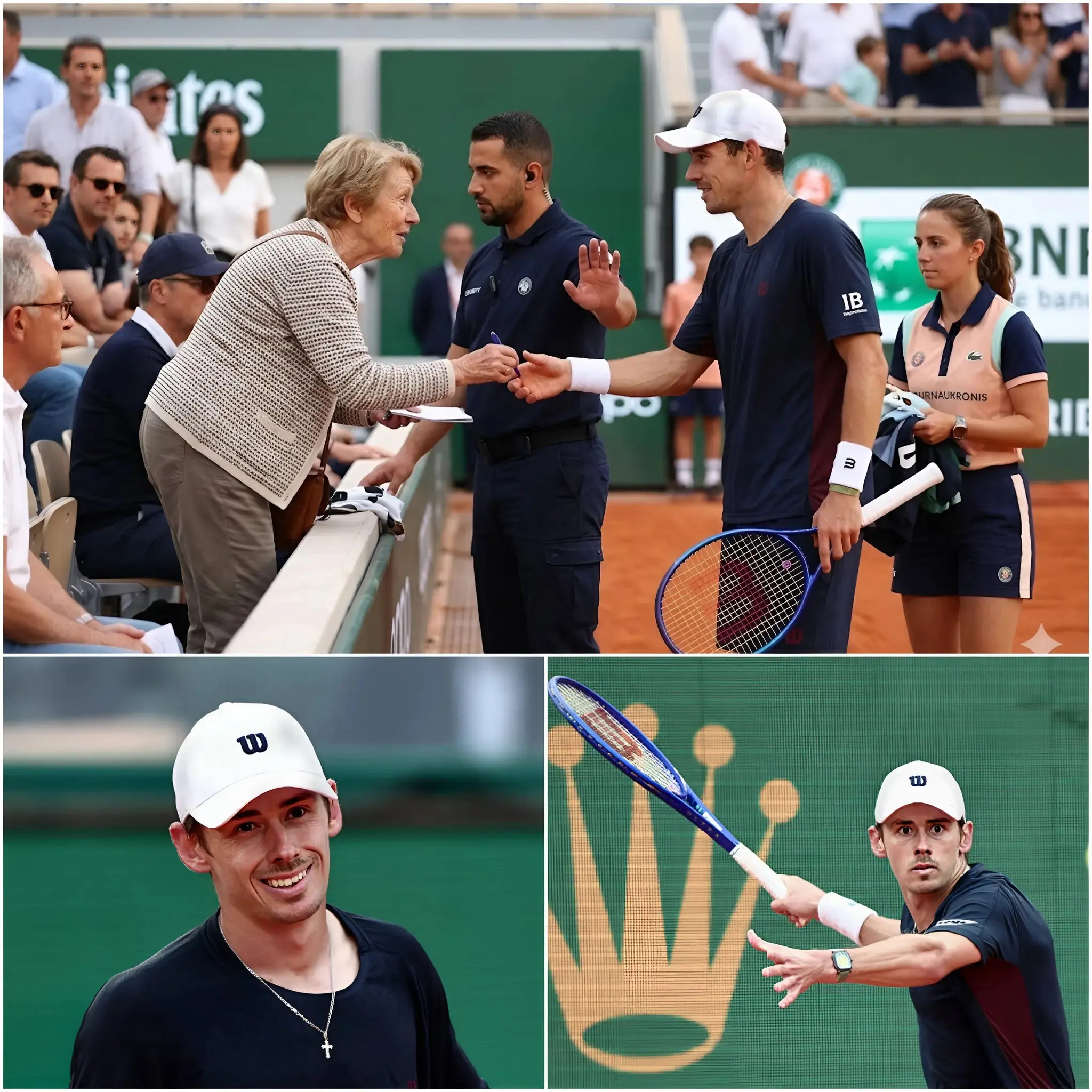 Cover Image for 🔴 BREAKING: Alex de Minaur “breaks protocol,” stops security to let a 60-year-old woman approach—what happens next leaves everyone in stunned silence 👇