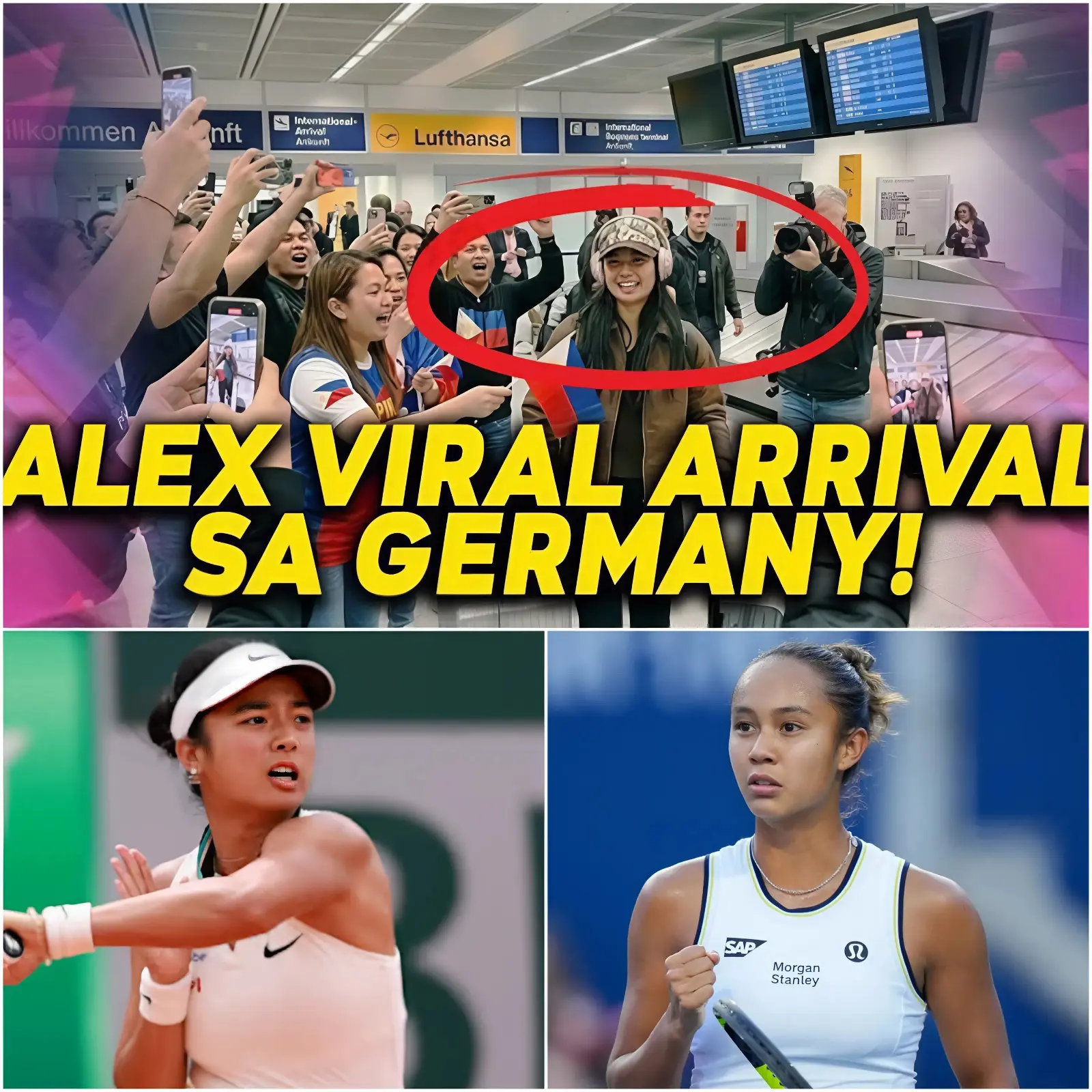 Cover Image for ALEXANDRA EALA’S VIRAL ARRIVAL IN GERMANY! FANS CHEER “DALA ANG SIGAW NG MILLION FANS, KUNIN ANG STUTTGART TITLE!” — AND THE HEARTFELT GIFT SHE RECEIVED BEFORE HER MATCH WILL LEAVE YOU TEARY-EYED