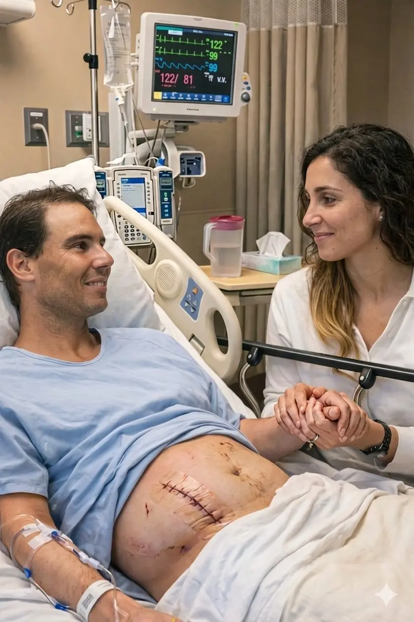 Cover Image for ¡HACE 15 MINUTOS! Rafael Nadal COMPARTE LA PRIMERA FOTO EN EL HOSPITAL junto a Xisca Perelló — Un momento silencioso que confirma semanas de rumores y deja a los fans emocionados.