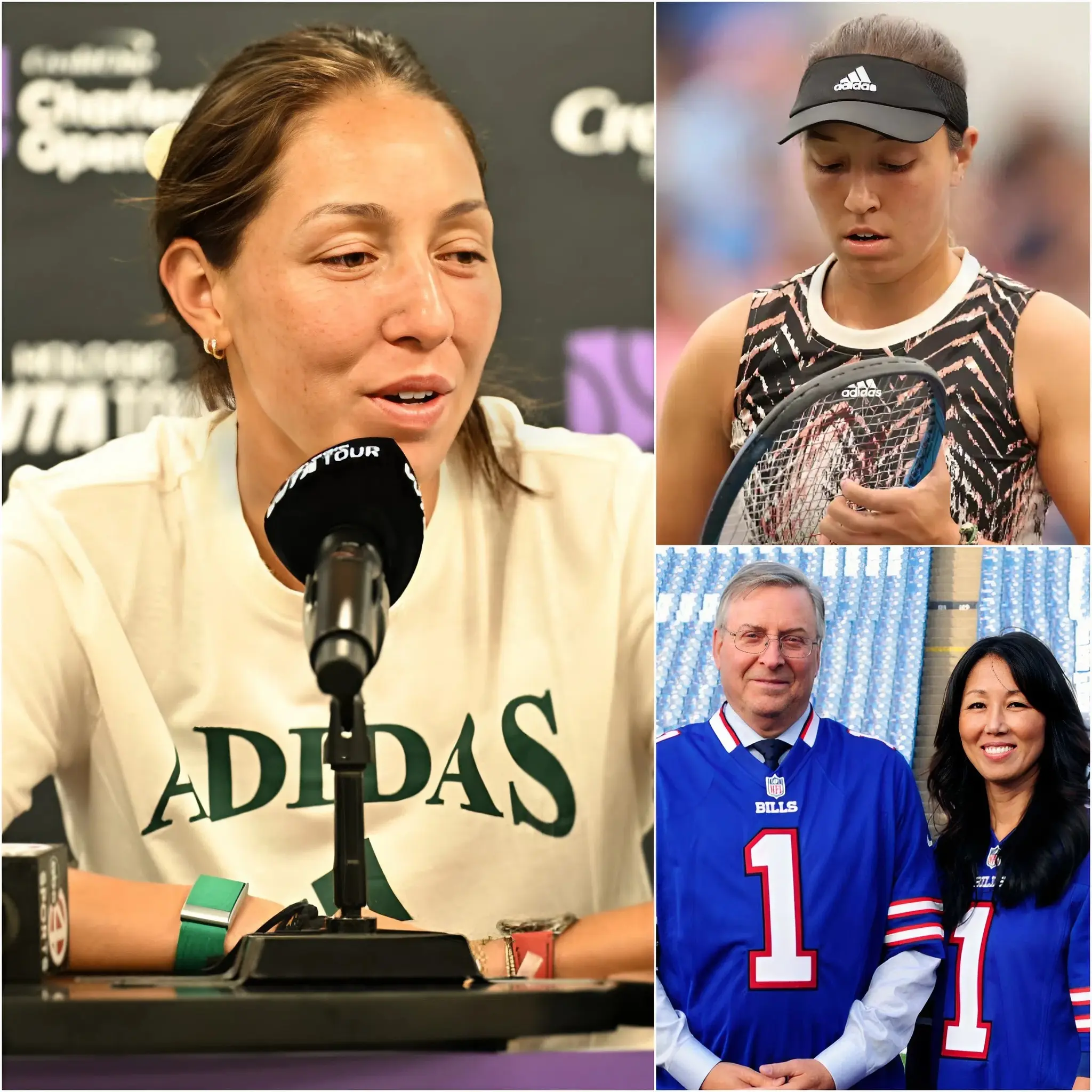 Cover Image for 😢😢”I can’t hide it anymore…” Early on the morning of April 15th, tennis player Jessica Pegula broke down in tears, her voice trembling as she confessed what she had endured in her own home.