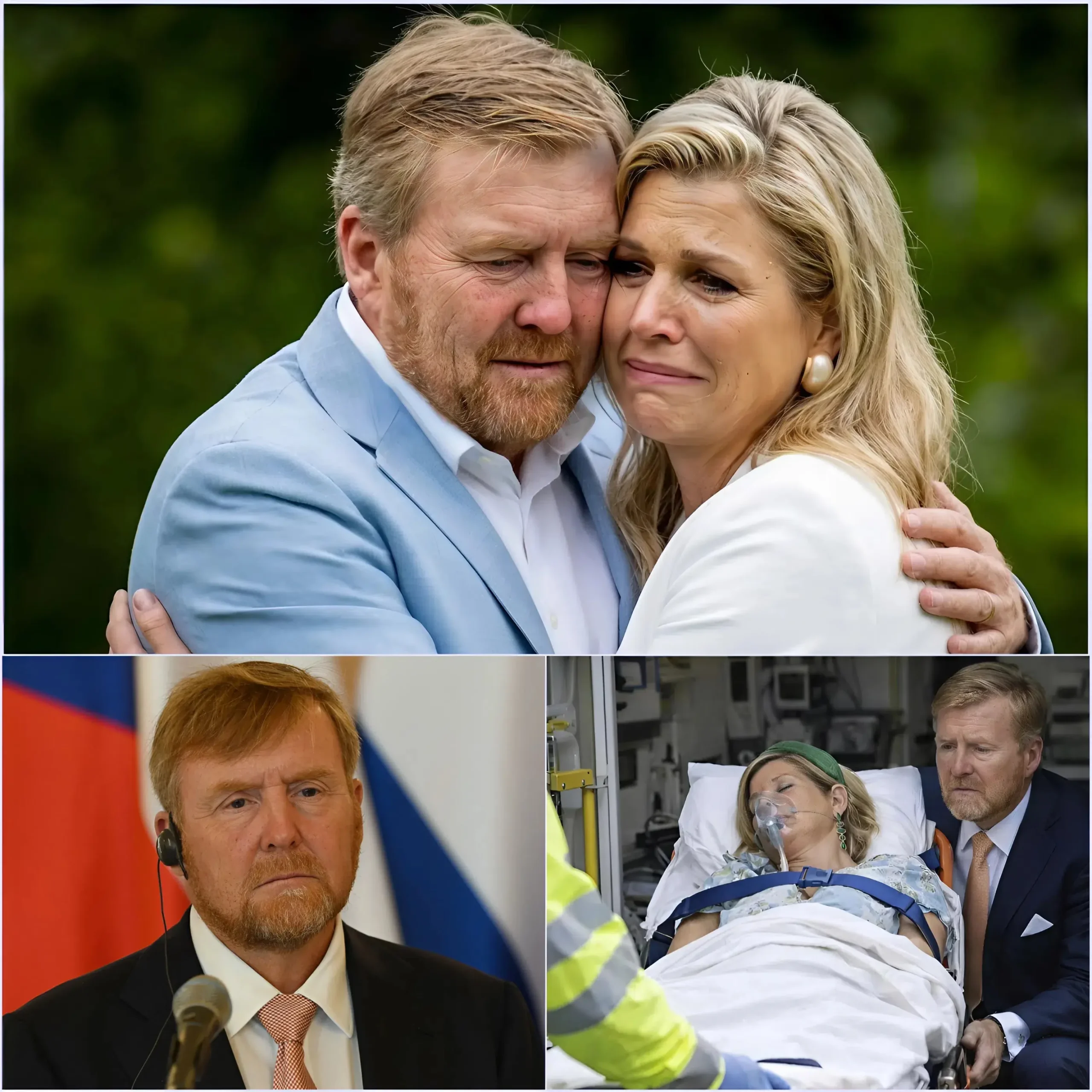 Cover Image for SCHOKGOLF DOOR HET PALEI 🚨 Koning Willem-Alexander DOORBREekt DE STILTE — NEDERLAND IN EMOTIE NA INTENSE VERKLARING OVER Koningin Máxima 👇