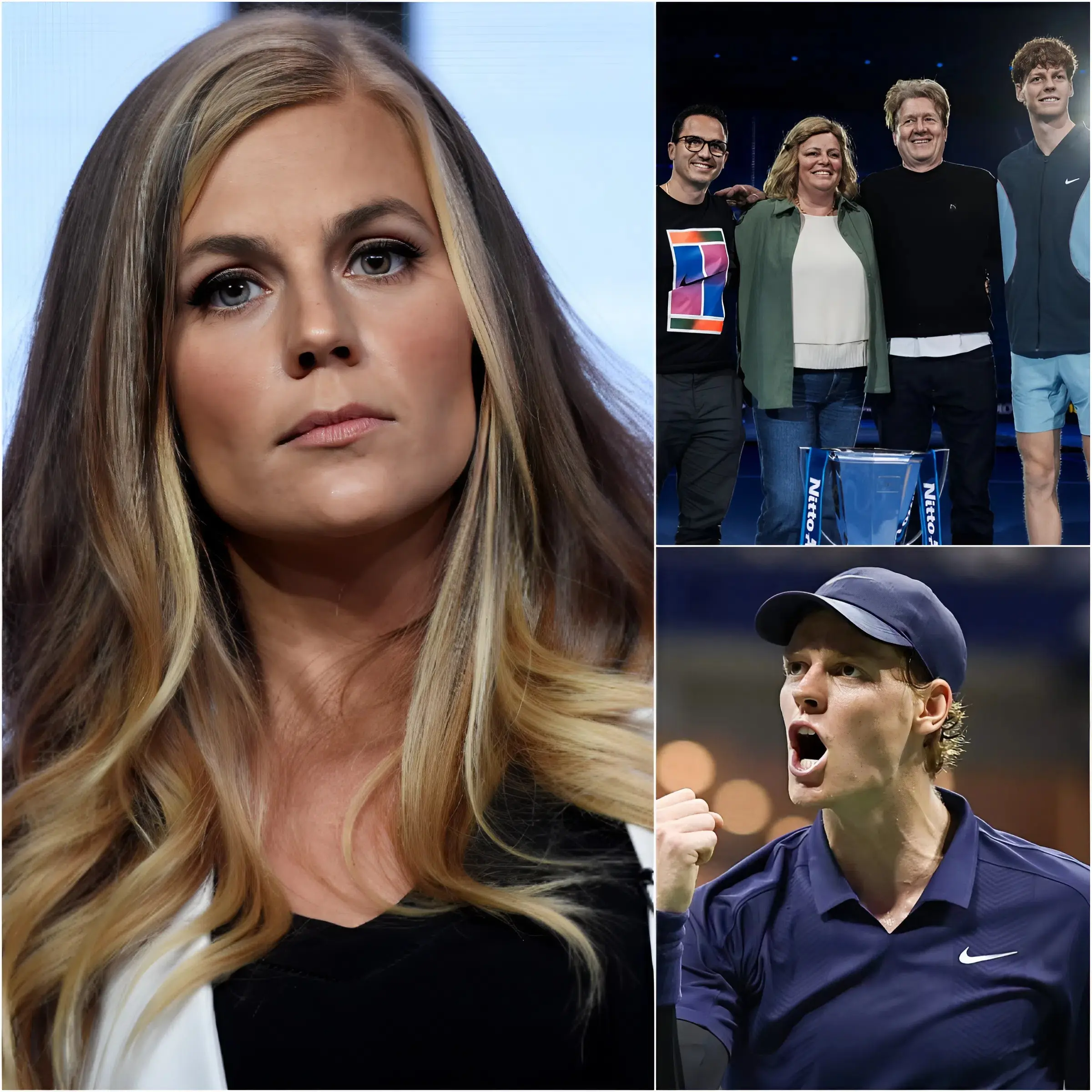 Cover Image for “An entire country like Italy should be ashamed of worshiping a weak tennis player like him—wasn’t his mother just a waitress…?” These were the exact words Samantha Ponder shockingly used to attack and humiliate Jannik Sinner and his family, causing chaos backstage with a mix of boos and applause.