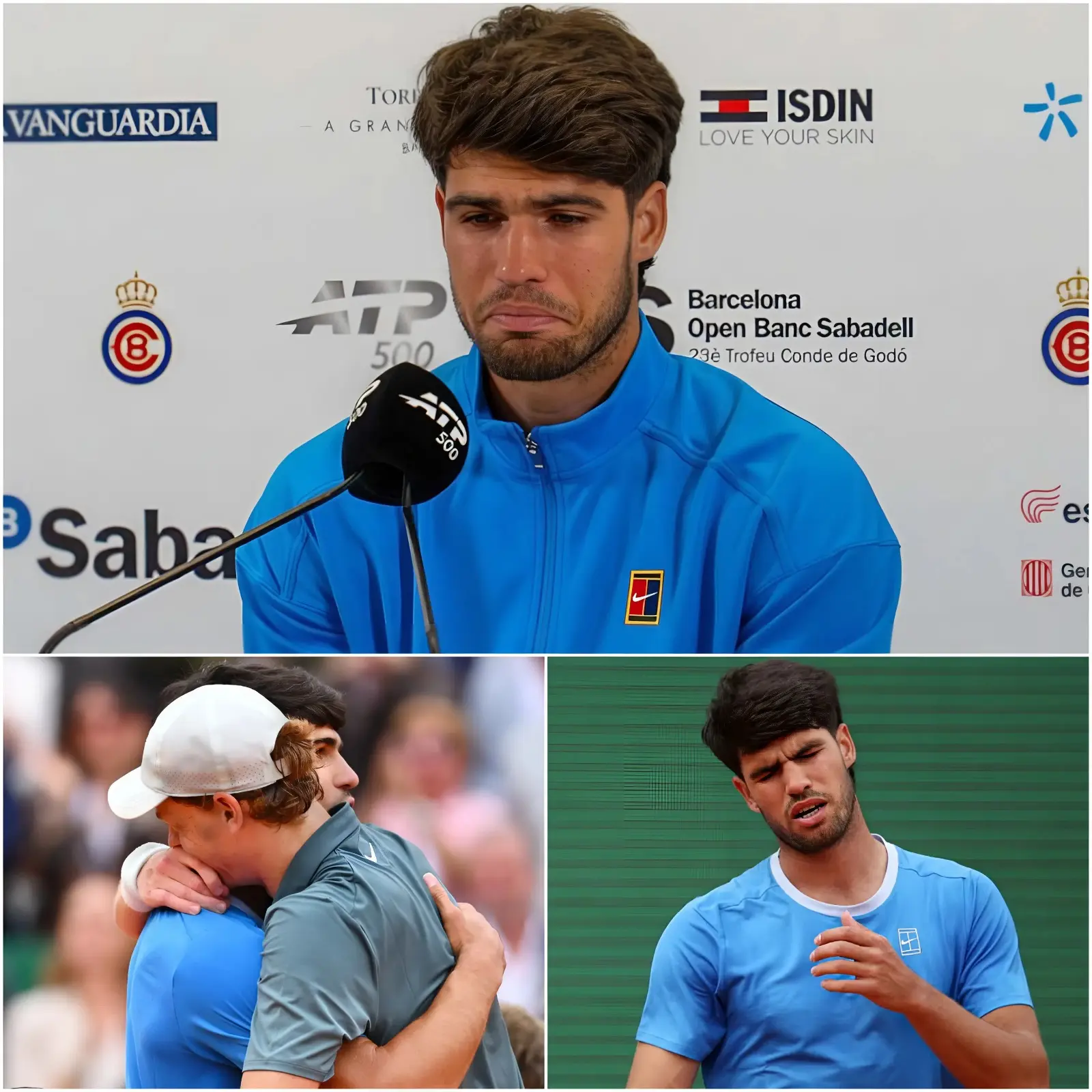 Cover Image for 😢💔 NOTICIA TRISTE PARA EL MUNDO DEL TENIS: A sus 22 años, Carlos Alcaraz — el joven ícono del tenis mundial — anunció inesperadamente su retirada del tenis en una emotiva publicación.