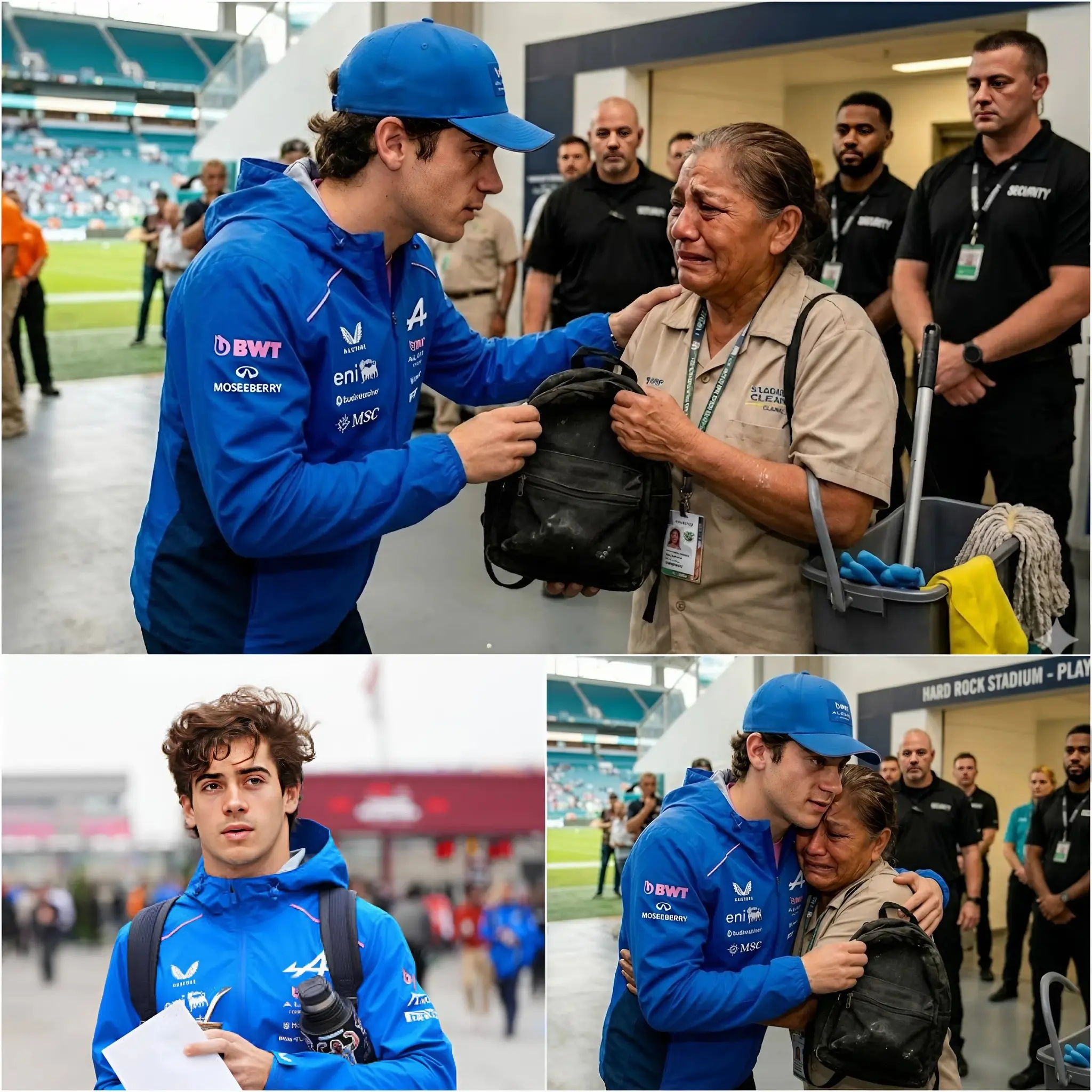 Cover Image for 🚨 Franco Colapinto silenciosamente rescató las esperanzas de una mujer de limpieza de 68 años, justo cuando estaba a punto de caer en la desesperación total, a punto de ser despedida por ser “demasiado mayor y demasiado lenta para trabajar”.