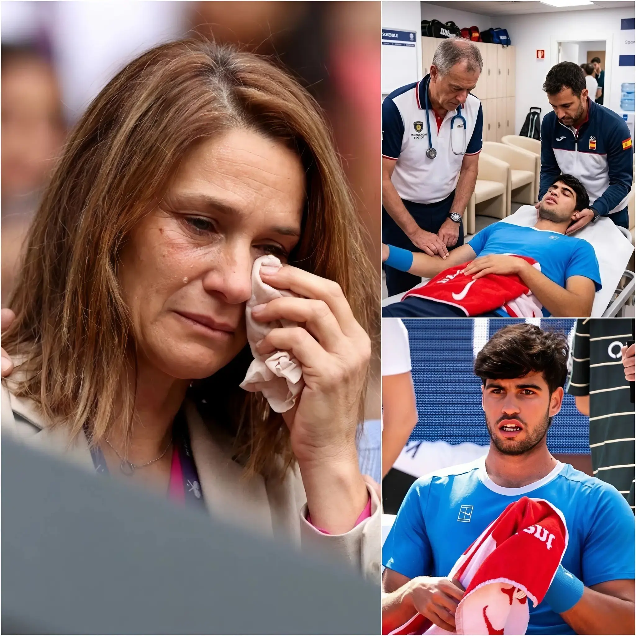Cover Image for NOTICIAS TRISTES: 💔 Virginia Garfia, madre del Príncipe de la Arcilla Carlos Alcaraz, ha hablado emocionada sobre su retiro forzado del Abierto de Barcelona 2026 debido a una razón desgarradora que ha dejado sorprendidos a los fanáticos…