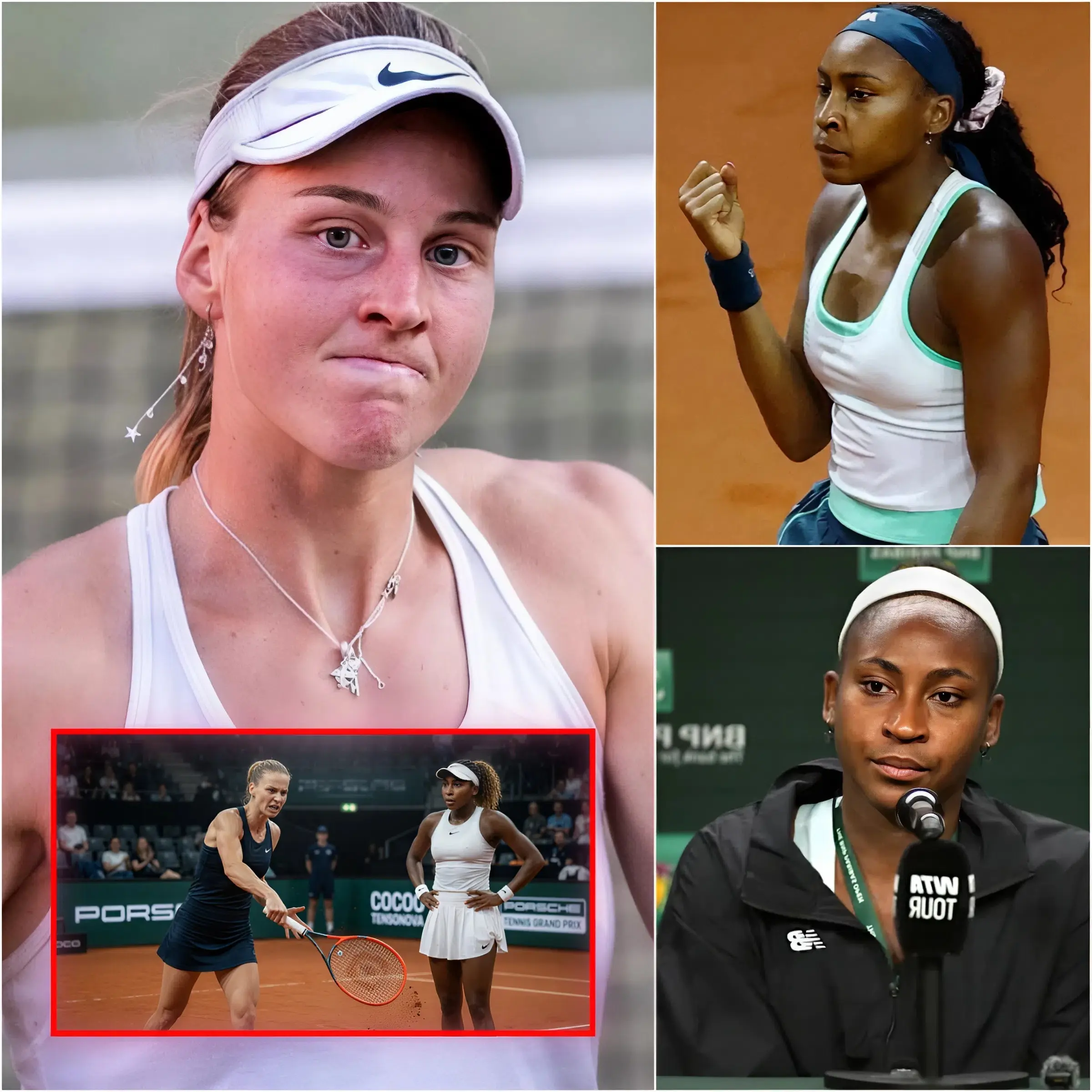 Cover Image for 😱😱🔴 “Cheating! Check that black woman’s racket immediately…” After losing 7-5, 6-1,