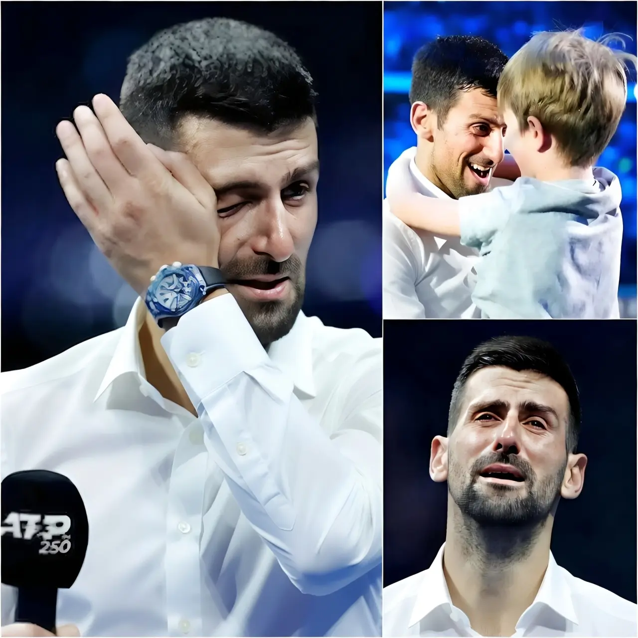 Cover Image for BREAKING NEWS🚨Novak Djokovic has completely broken down in tears while announcing the “critical” health