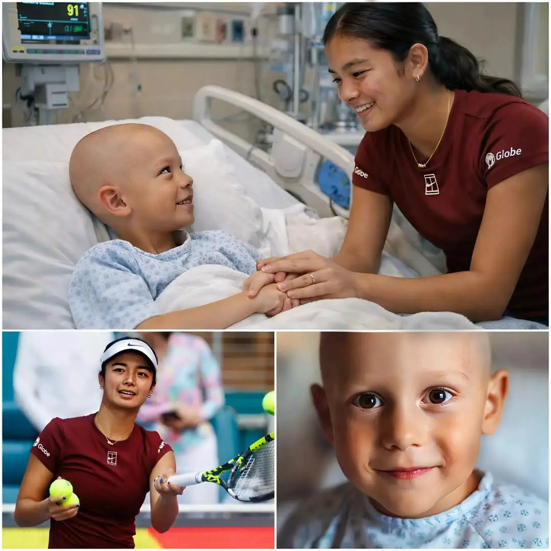 Cover Image for GOOD NEWS An 8-year-old boy battling a malignant brain tumor expressed his final wish: to call his hero, Alex Eala. But what Alex Eala did for the boy went far beyond a simple phone call — it was something much greater, something that left the entire hospital and the boy’s family completely astonished and deeply moved. Click the link below to see more. 👇👇👇