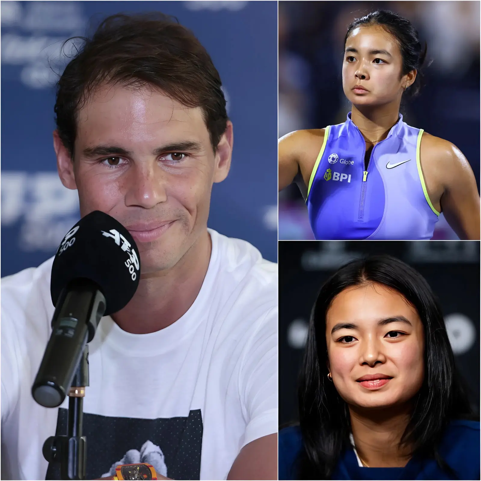 Cover Image for 🚨 “SHE’S ONLY 20 YEARS OLD” – Rafael Nadal couldn’t hide his emotions as he spoke about Alex Eala following her recent exit from the Linz Open.